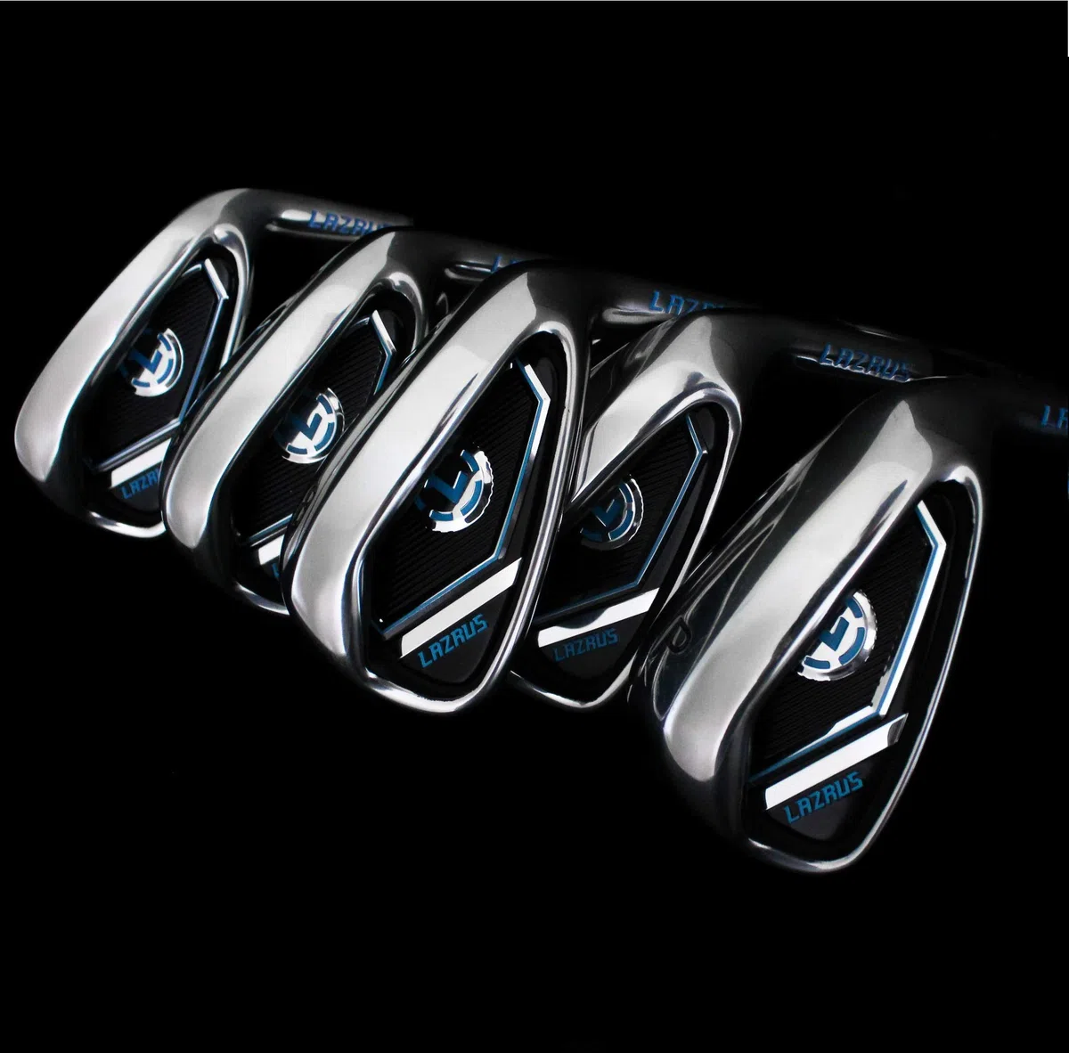 LAZRUS - Set di ferri da golf individuali o da golf da uomo di alta qualità (4, 5, 6, 7, 8, 9, PW) ferri da guida (2 e 3), con asta in acciaio flessibile per destrimani e sinistra