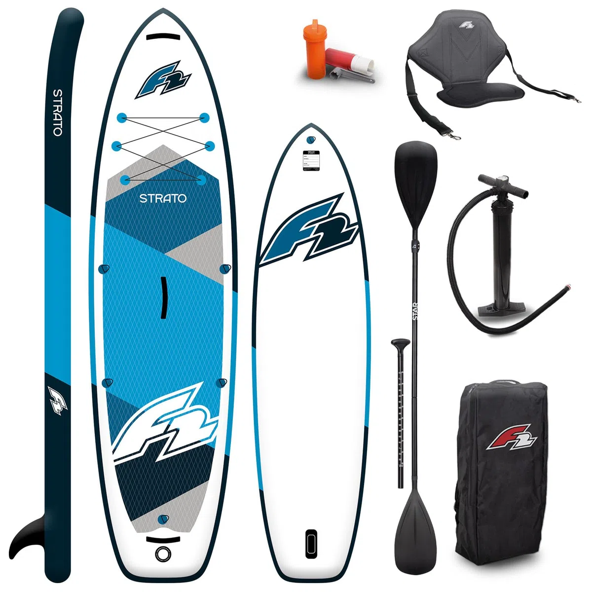 F2 SUP Stand Up Paddle Board Strato Limited Edition, misura a scelta, blu 2024