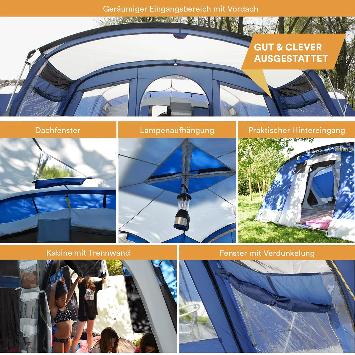 Skandika Nimbus 12 - Tenda da Campeggio