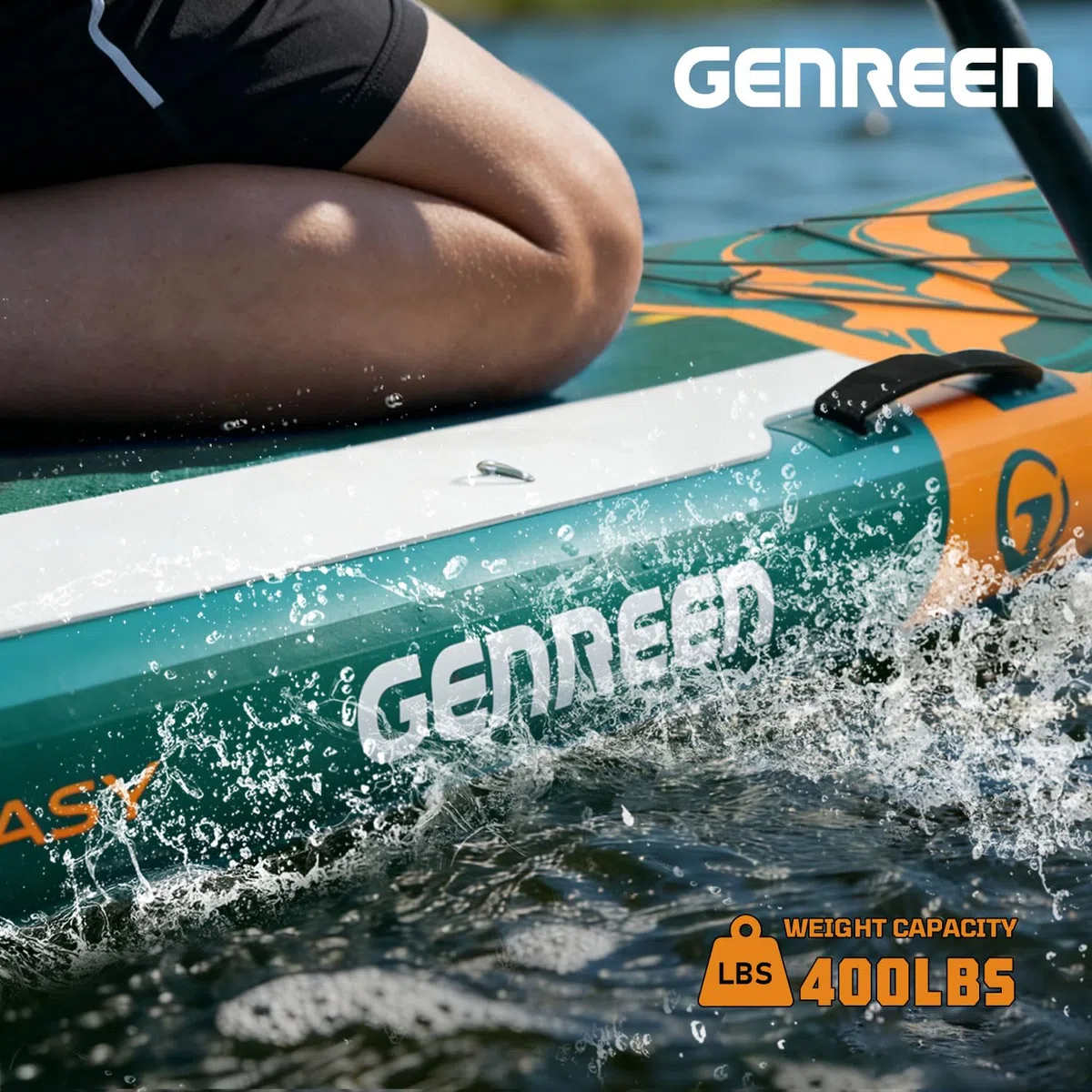 Tavole da paddle stand-up, 11 ft gonfiabili con accessori SUP, non scivola, doppio strato di PVC, motivo Monstera, 33 in extra large, per ragazzi e adulti