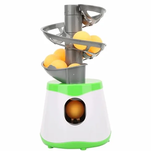 Robot Allenatore di Ping Pong, Lanciatore Automatico di Palline da Ping Pong Portatile In Abs con 10 Palline da Ping Pong, Attrezzatura Pratica da Ping Pong per Principianti Che Praticano Il Ping Pong