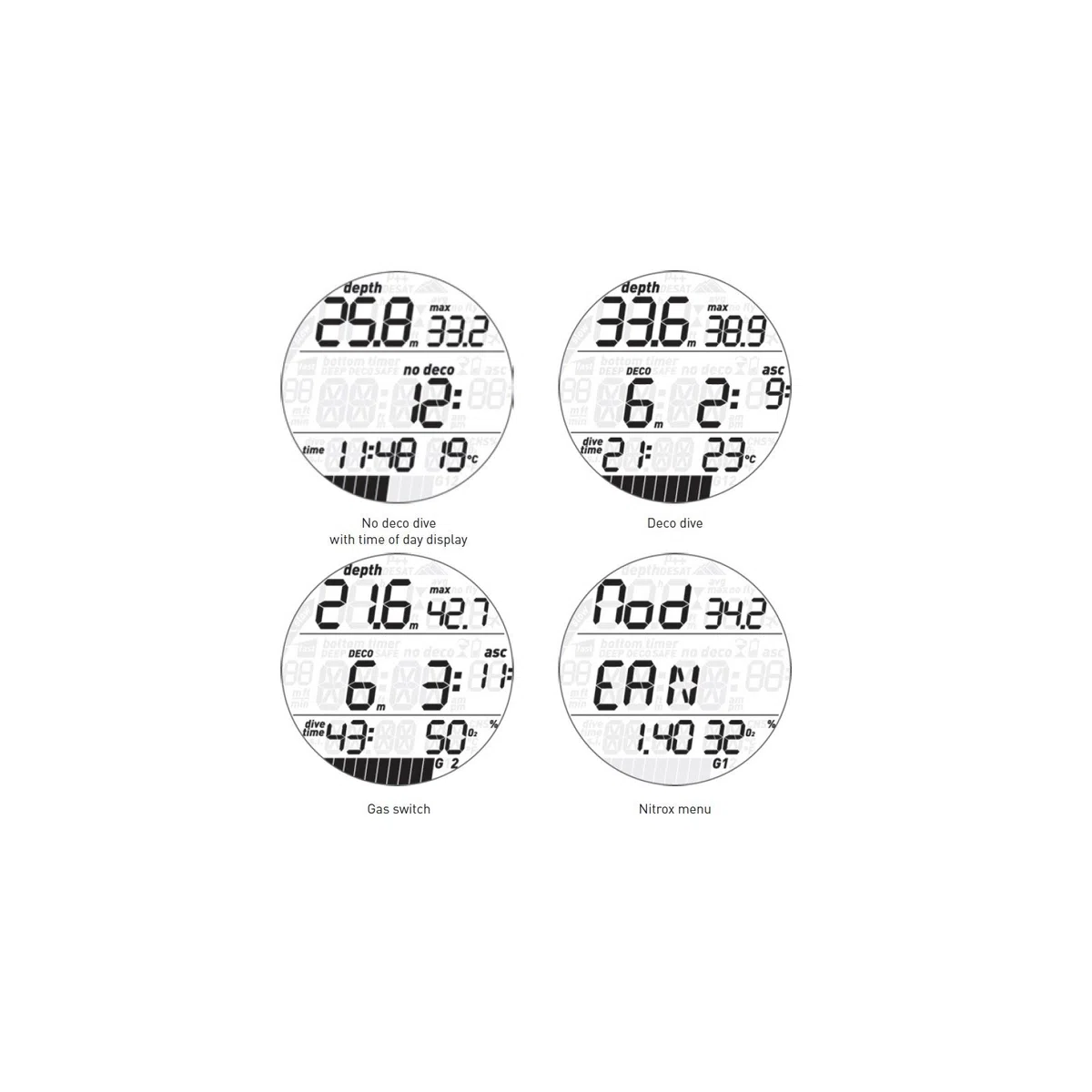 Mares Puck Pro Plus Deep Blue Spar Set con bluelink Interface