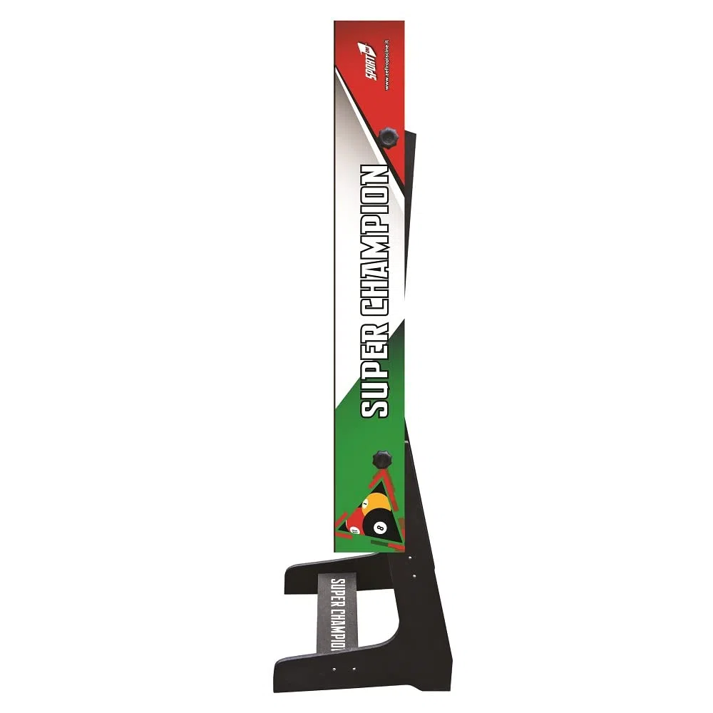 Tavolo da Biliardo Sport One Super Champion Italy Verticale Salvaspazio - Cm. 122 X 61 X 76 con Tutti gli Accessori - SPECIAL EDITION - NOVITA