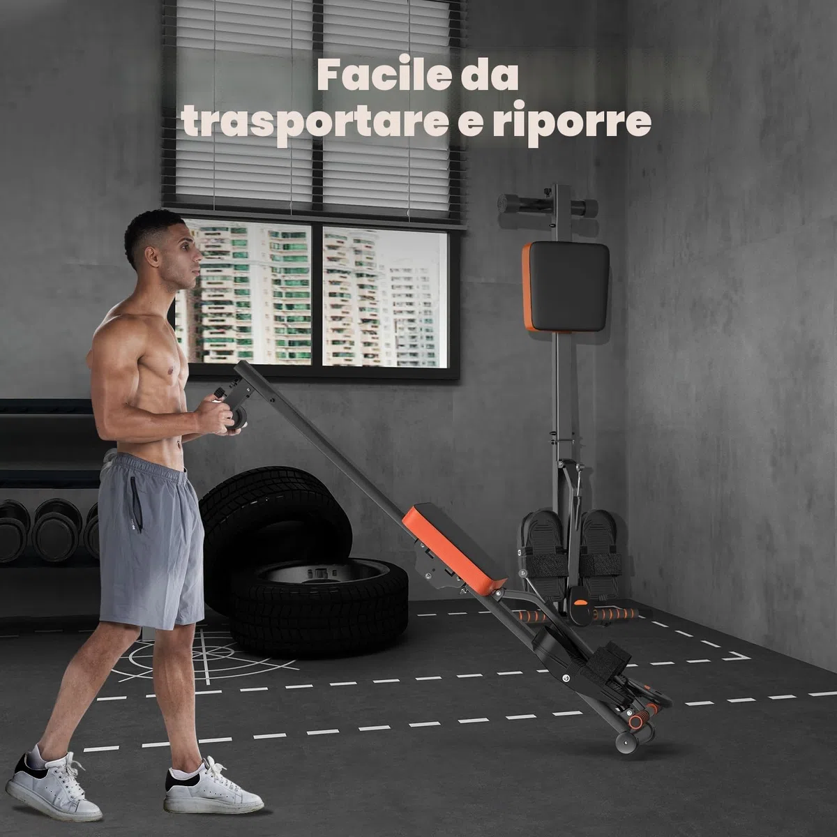 Vogatore magnetico a 16 livelli con display a LED, guida scorrevole silenziosa, per casa, palestra, attrezzatura da allenamento indoor