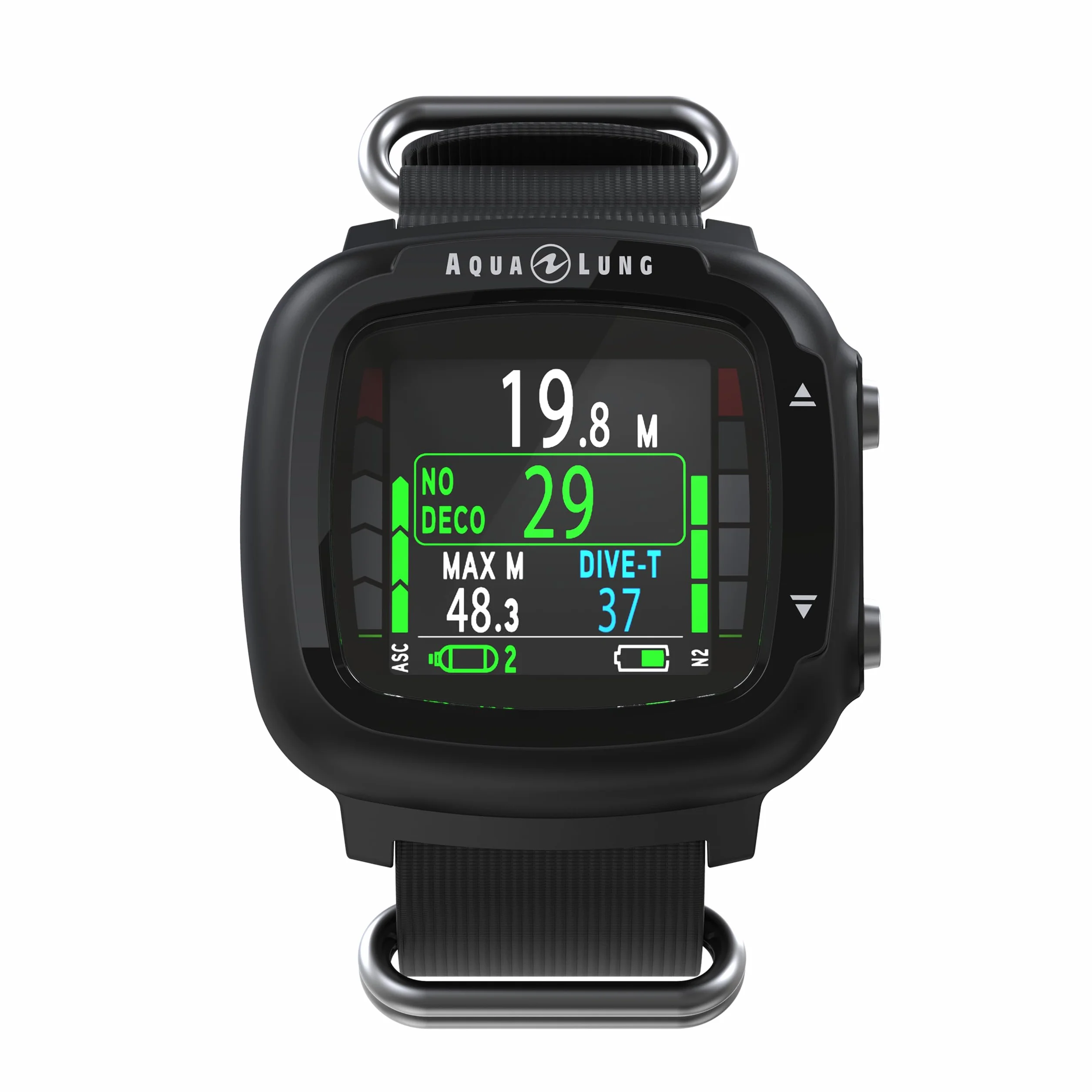 Aqualung Computer subacqueo, Bluetooth, Display a Colori Ultra-Luminoso e leggibile, interfaccia intuitiva, Computer subacqueo con Batteria Ricaricabile, Ideale per Immersioni subacquee