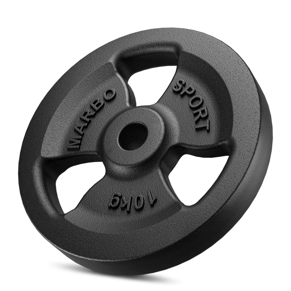 Marbo Sport Pesi Tribo in ghisa con bilanciere rinforzato 198 cm ø30mm, barra per curl 120cm ø30mm, manubri 40cm ø30mm e pesi, 1x bilanciere, 1x bar curl, 2x manubri | Impostare le opzioni 83kg / 113kg / 172kg | Made in EU