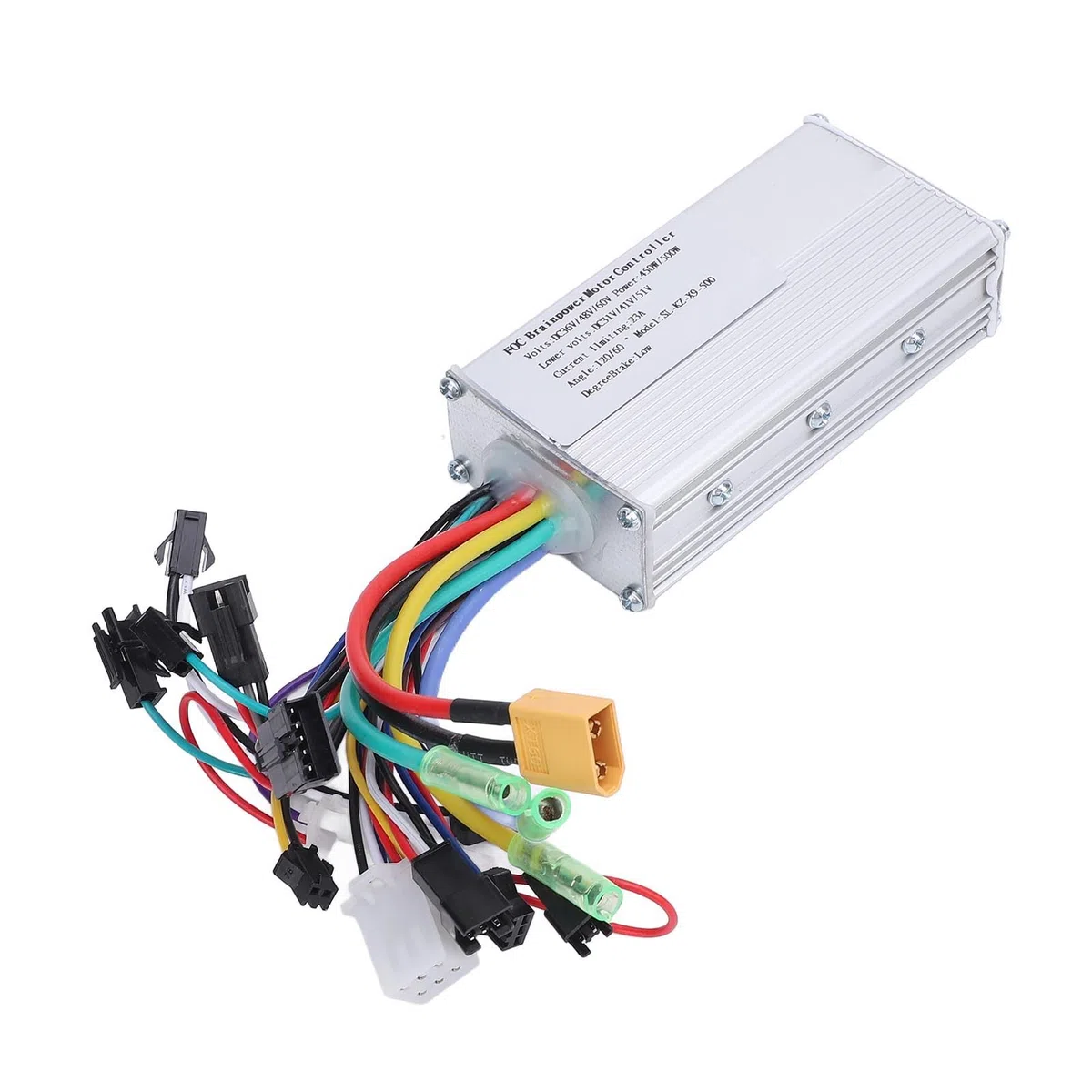BuyWeek Kit Controller Brushless Bici Elettrica, Controller Motore Brushless 36V 48V 60V 450W 500W Centralina Bici Elettrica a Onda Sinusoidale con LCD G51