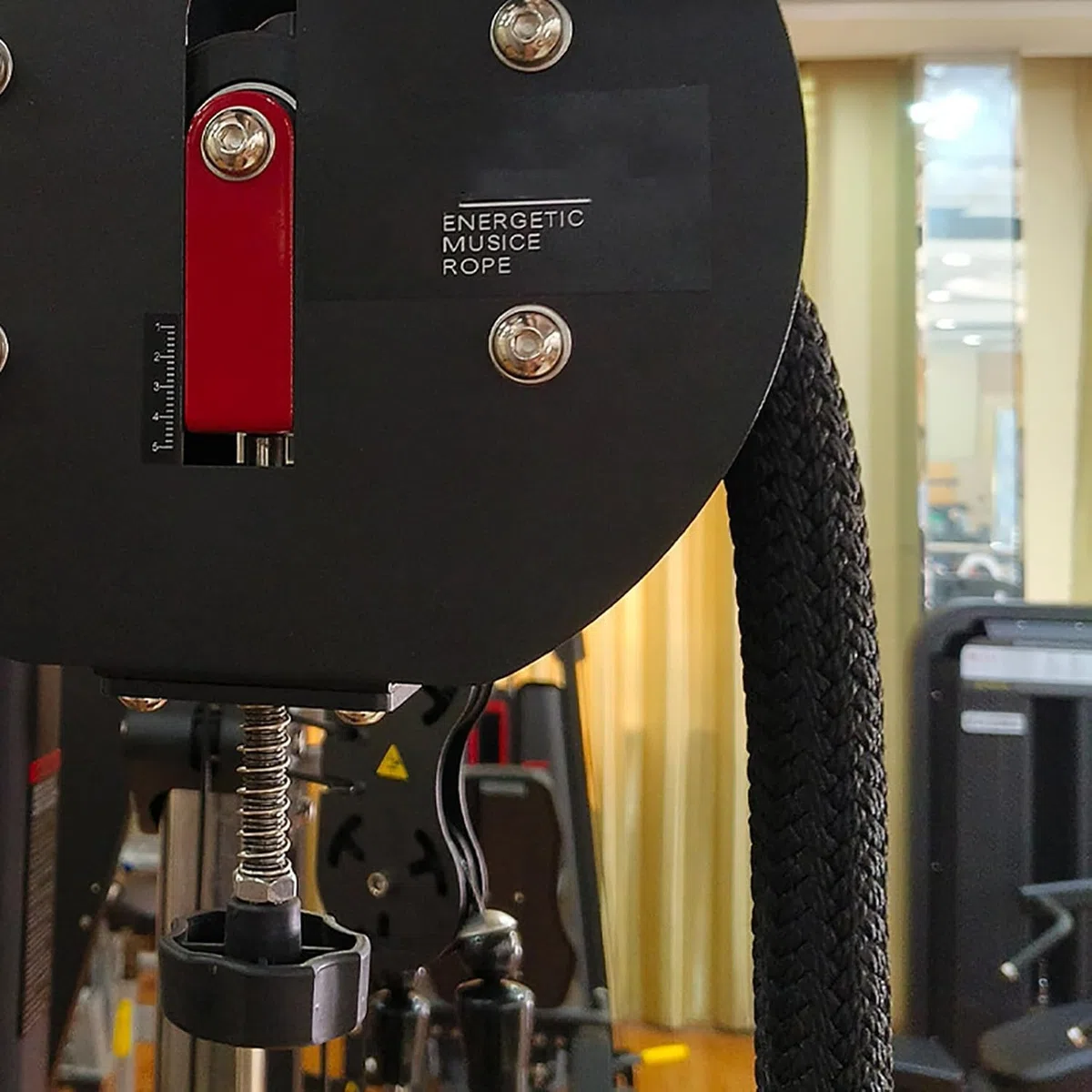 Pulley Cable Machine,Endless Rope Trainer,Adjustable Resistance, Small Footprint and Easy To Install for Muscle Endurance, Upper Extremity Physical Training