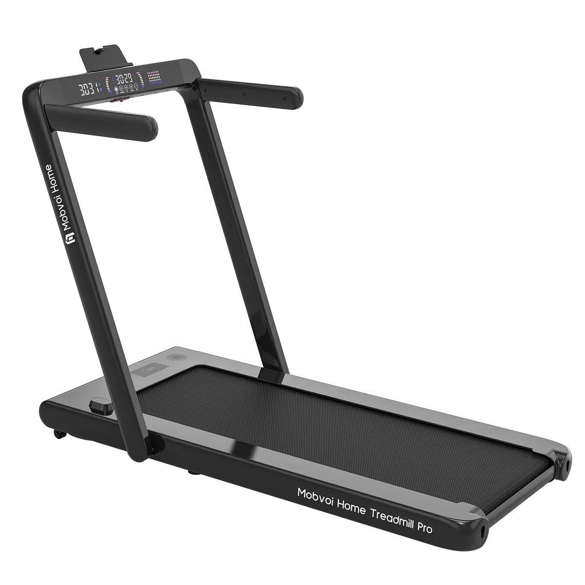 Mobvoi Home Tapis Roulant AI Intelligente 3 in 1 per casa e ufficio Supporto per Tapis Roulant per Tazza Telefono Laptop Ampia Area di Corsa Display a LED TicSports Zwift Kinomap APP 12km/h 120kg