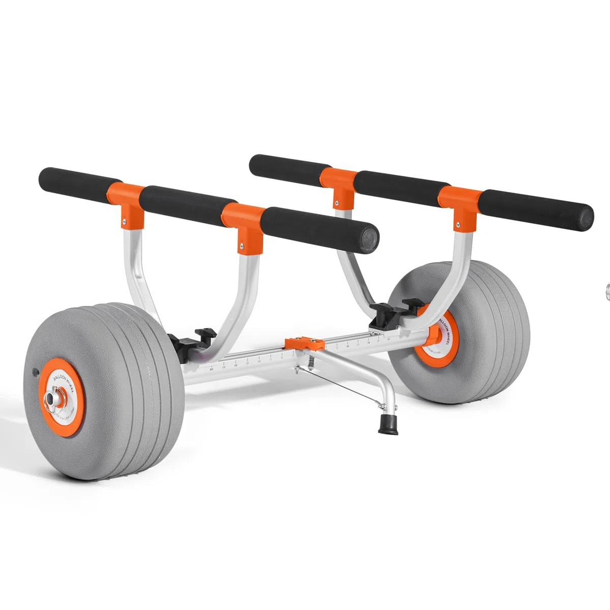 VEVOR Carrello per Kayak, in Lega di Alluminio capacità di 158,8 kg, con Pneumatici Gonfiabili da 30,5 cm e 2 Cinghie, Si Monta Facile, Carrello per Paddle Board per Il Trasporto di Kayak e Canoe