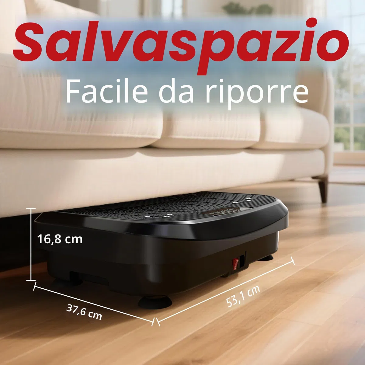 MOMODA 2026 Plateforma di Vibrazione Macchina per Esercizi, 120 livelli di velocità regolabili, Vibratore per il corpo intero per perdita di peso & bruciazione di grasso, Unisex
