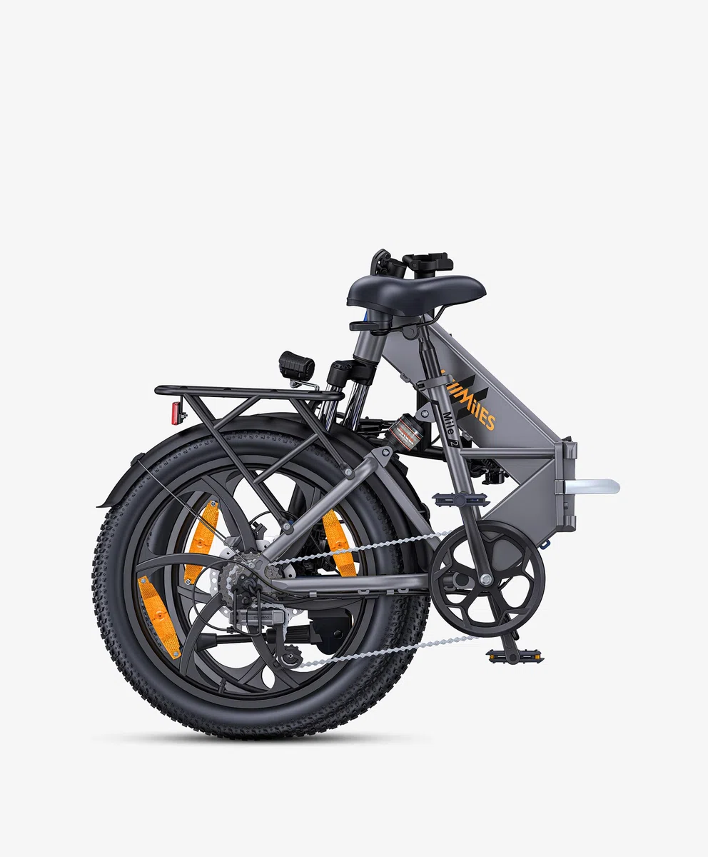 Bicicletta elettrica pieghevole per adulti Mile 2 250W, dotata di batteria rimovibile da 36V 13Ah, velocità massima di 25 chilometri all'ora, autonomia di 100 chilometri