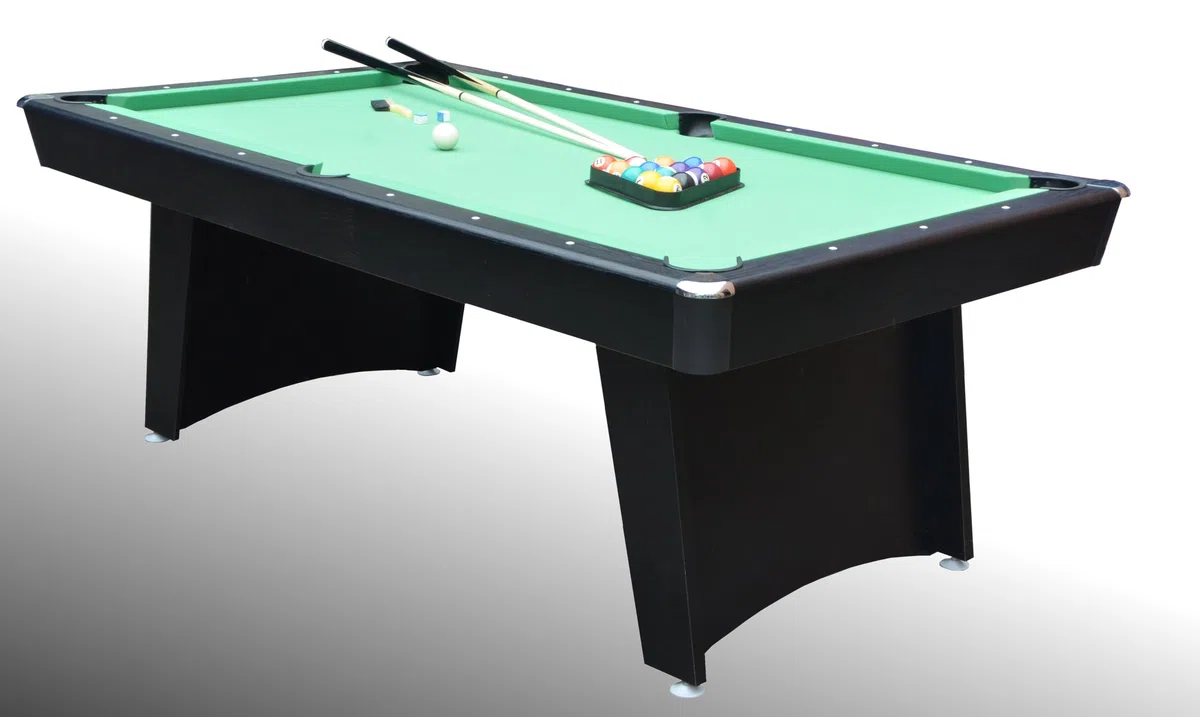 Tavolo da Biliardo Scorpione - Disponibile in Dimensioni Regolamentari 214 cm e 243 cm - Panno Verde Professionale e Accessori Completi