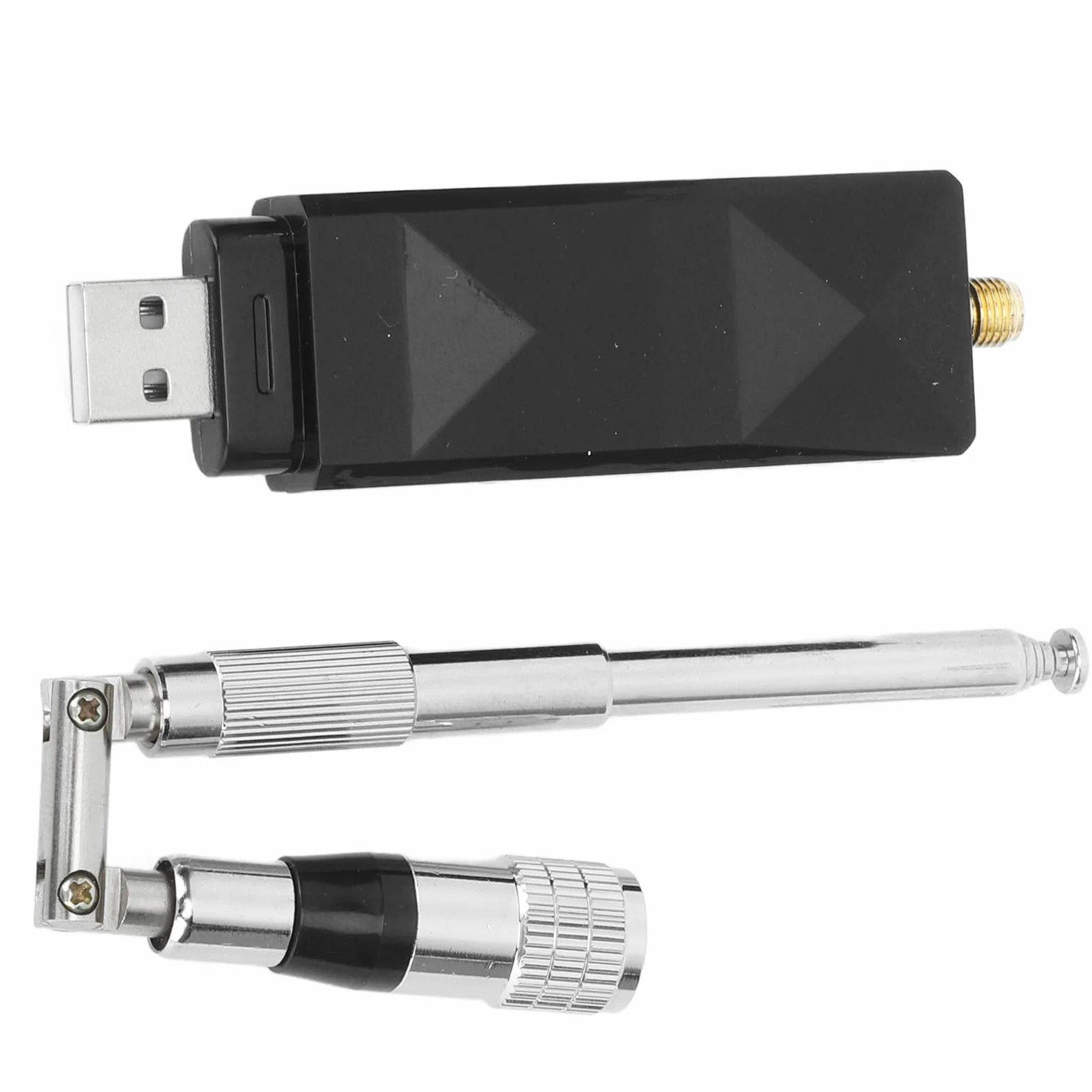 Ricevitore AIS Portatile a Doppio Canale Uscita USB con Antenna Telescopica Ricevitore AIS Marino Compatto per Imbarcazioni Marine