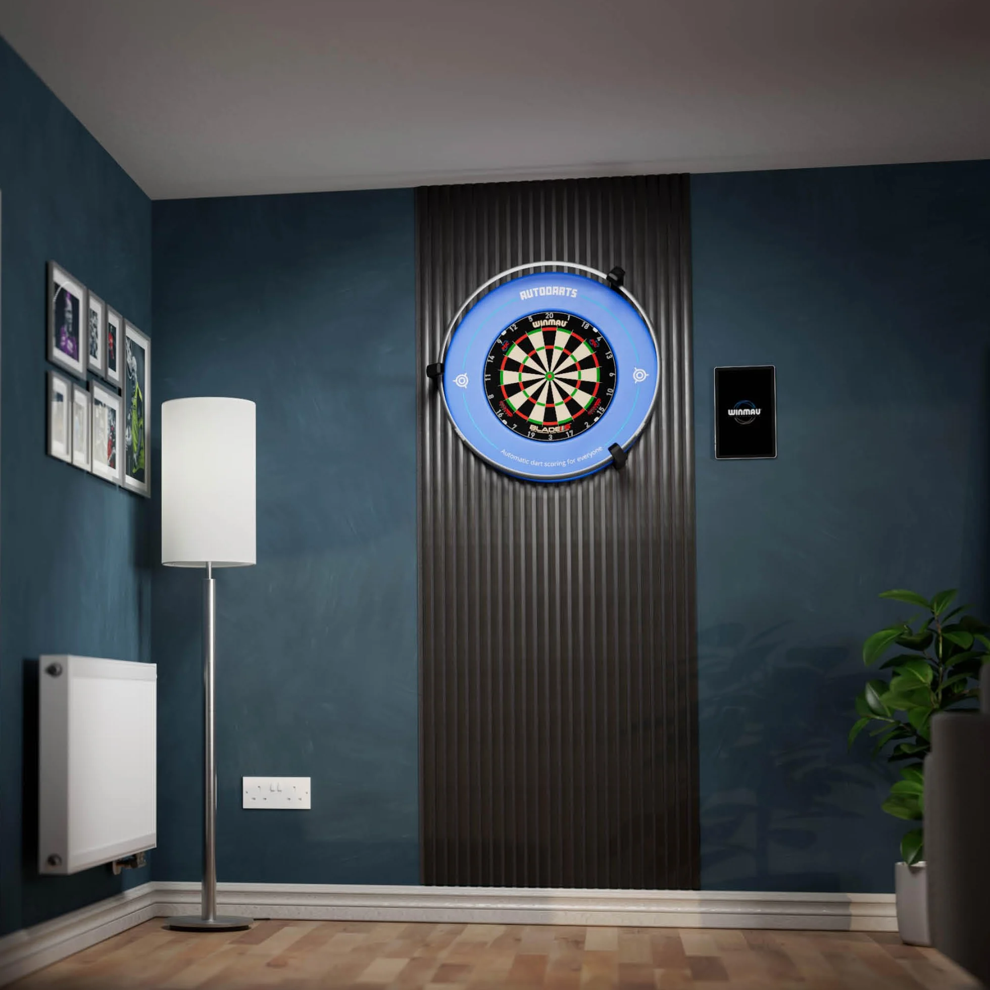 Autodarts Vantage - Kit di punteggio automatico per bersaglio per freccette, registra punteggi per freccette, gioca online contro avversari globali e partecipa a competizioni da casa tua, facile da