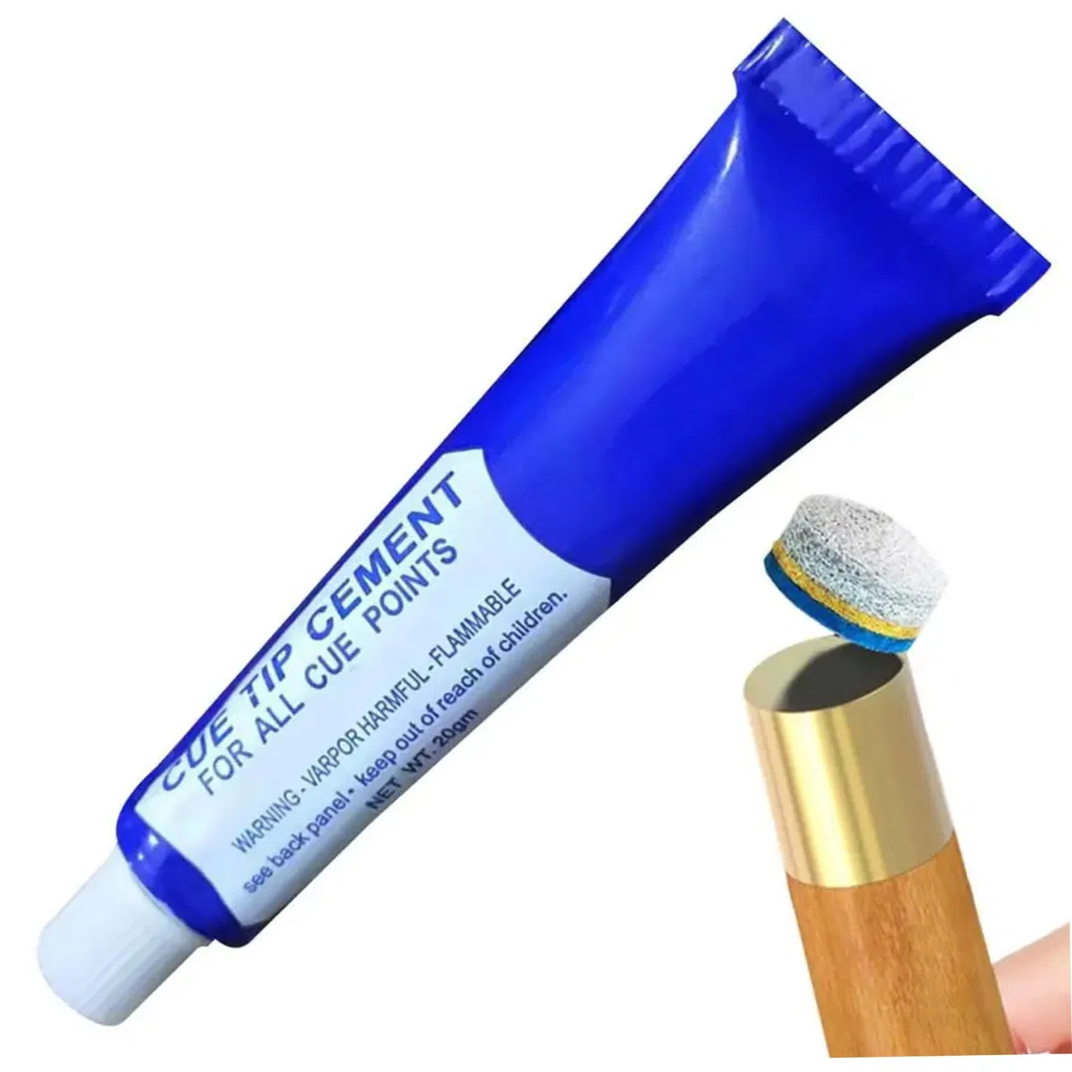 Super Colla, Punte per Stecche da Biliardo Colla per Punte per Stecche da Biliardo, Resina epossidica da 0, 7 Once - Asciugatura lenta per la Riparazione delle, Accessori da