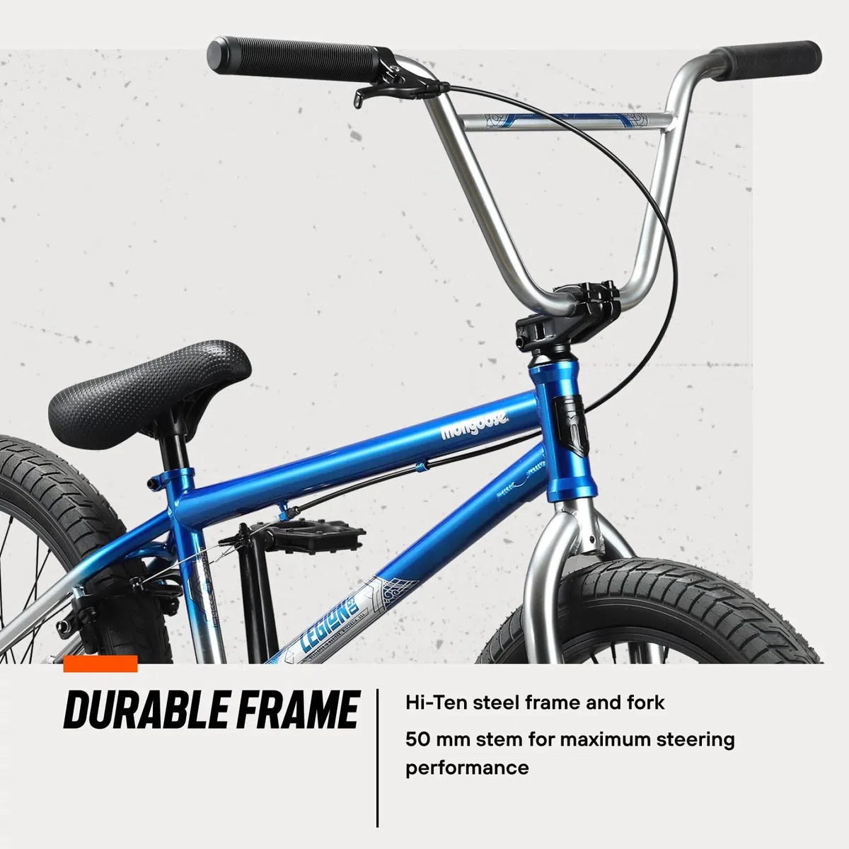 Mongoose Unisex - Bici Legion L60 Adulto Blu Largo