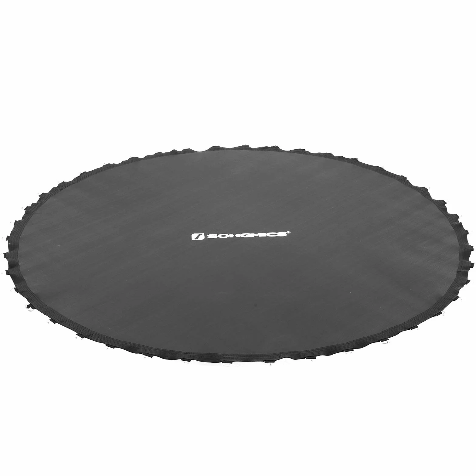 SONGMICS Tappeto per Trampolino di Ricambio, Tappeto Elastico da 208/263/324 cm di Diametro, Adatto per Trampolino da 244/305/366 cm, Ricambio per Trampolino, Nero