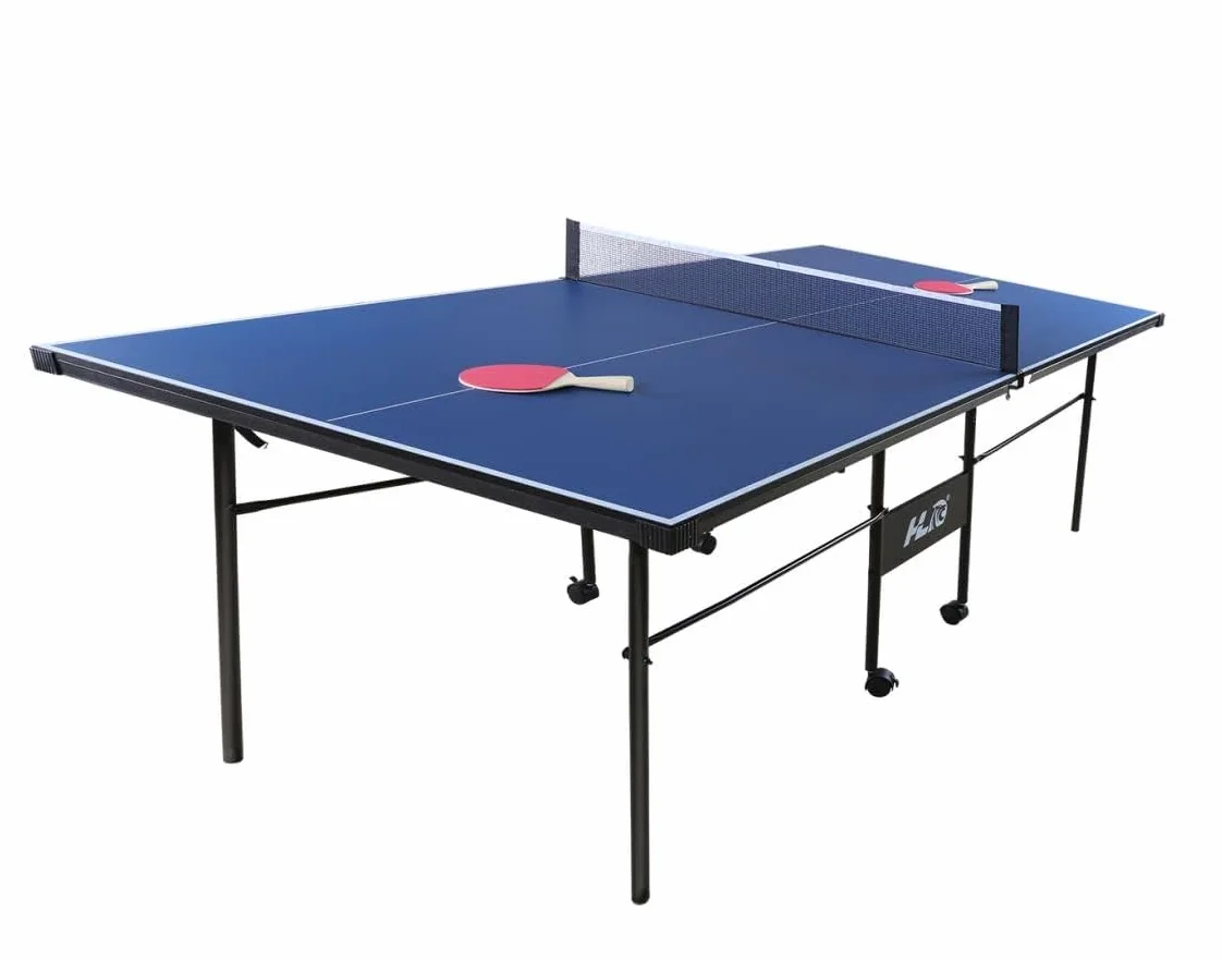 HLC Tavolo Ping Pong，tavolo ping pong pieghevole，7 Piedi Tavolo da Ping Pong，Adatto per Casa, Ufficio e Palestra，Regalo per Bambini（206 * 114.5 * 76cm）