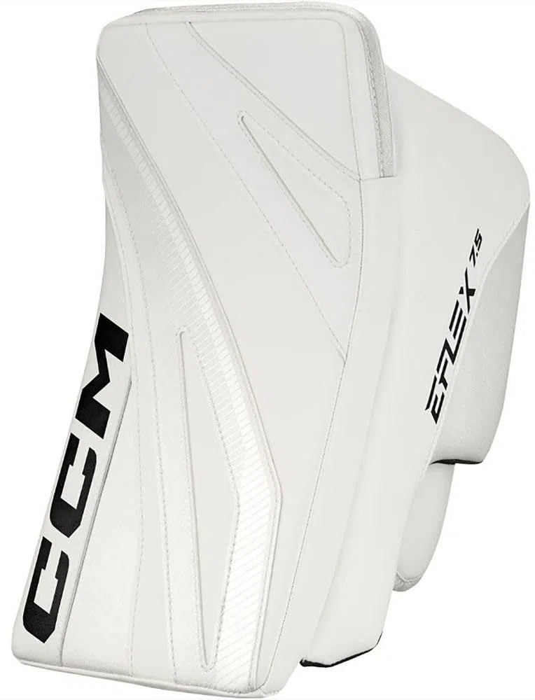 CCM EFLEX 7.5 Portiere Stockhand Senior bianco destro – Catturatore sinistro bianco