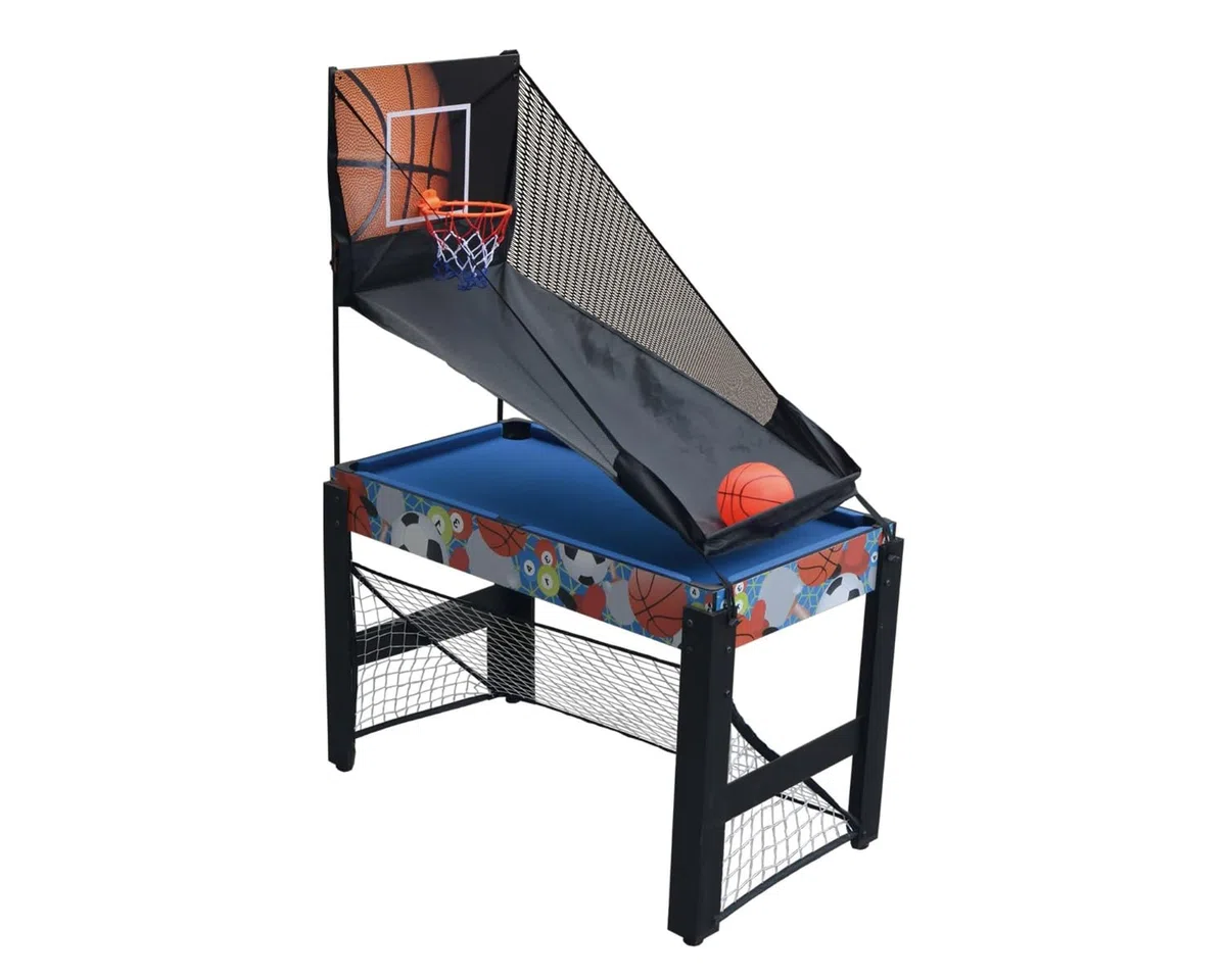 Tavolo Multigioco ANTARES 16 in 1 - Biliardino, Biliardo, Ping Pong, Scacchi, Hockey e Altri Giochi - Divertimento Completo