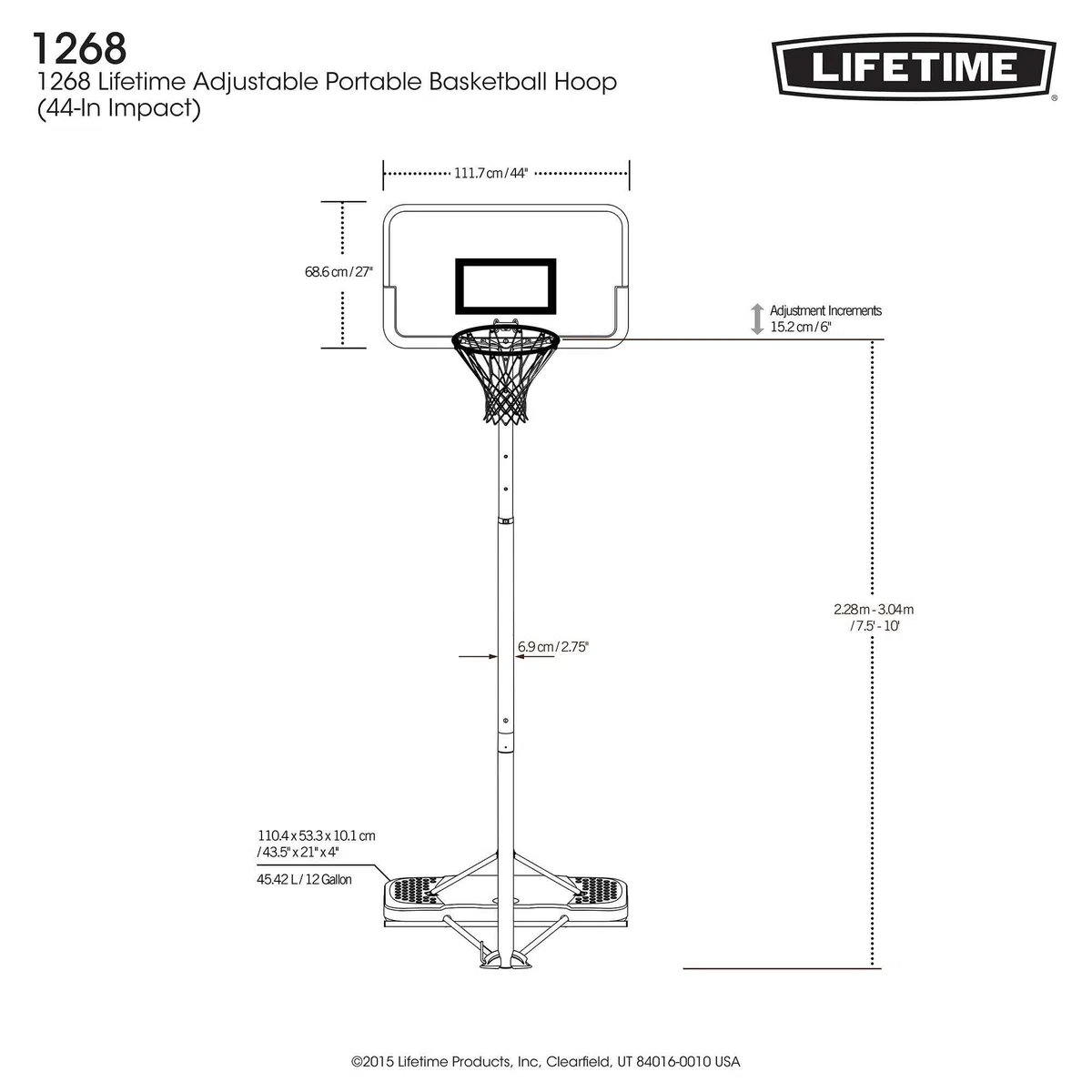 Life Time - Cleveland, Canestro da Basket