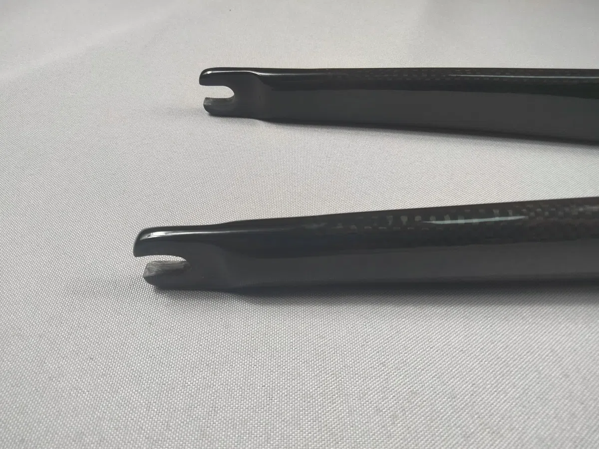 Forcella per bici da strada 700C 3K in fibra di carbonio con tubo dritto 28,6 mm C-Braking