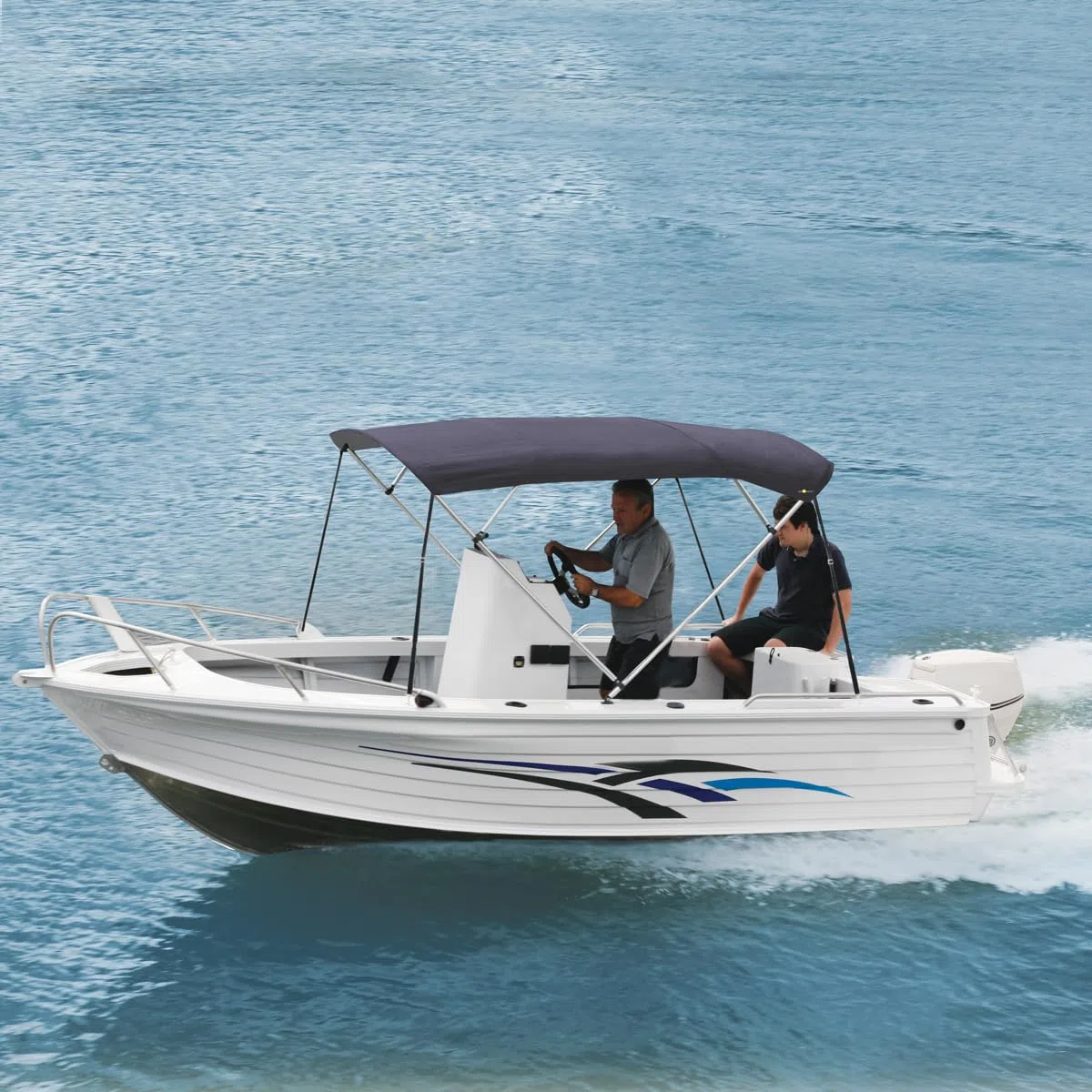 Oceansouth 4 Bow Bimini Top con Integrato Conservazione Bagagliaio