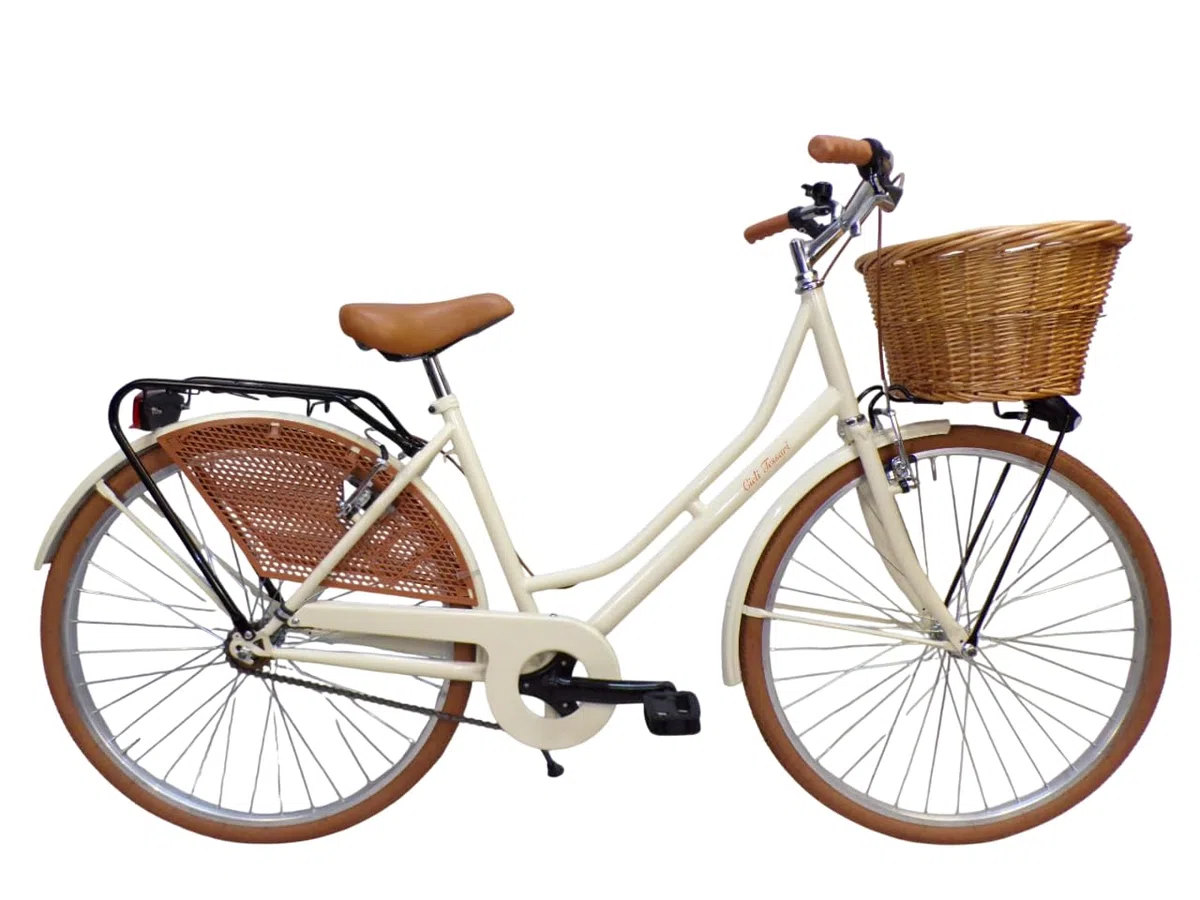 bicicletta donna da città bici da passeggio classica stile retro' vintage olandese 26