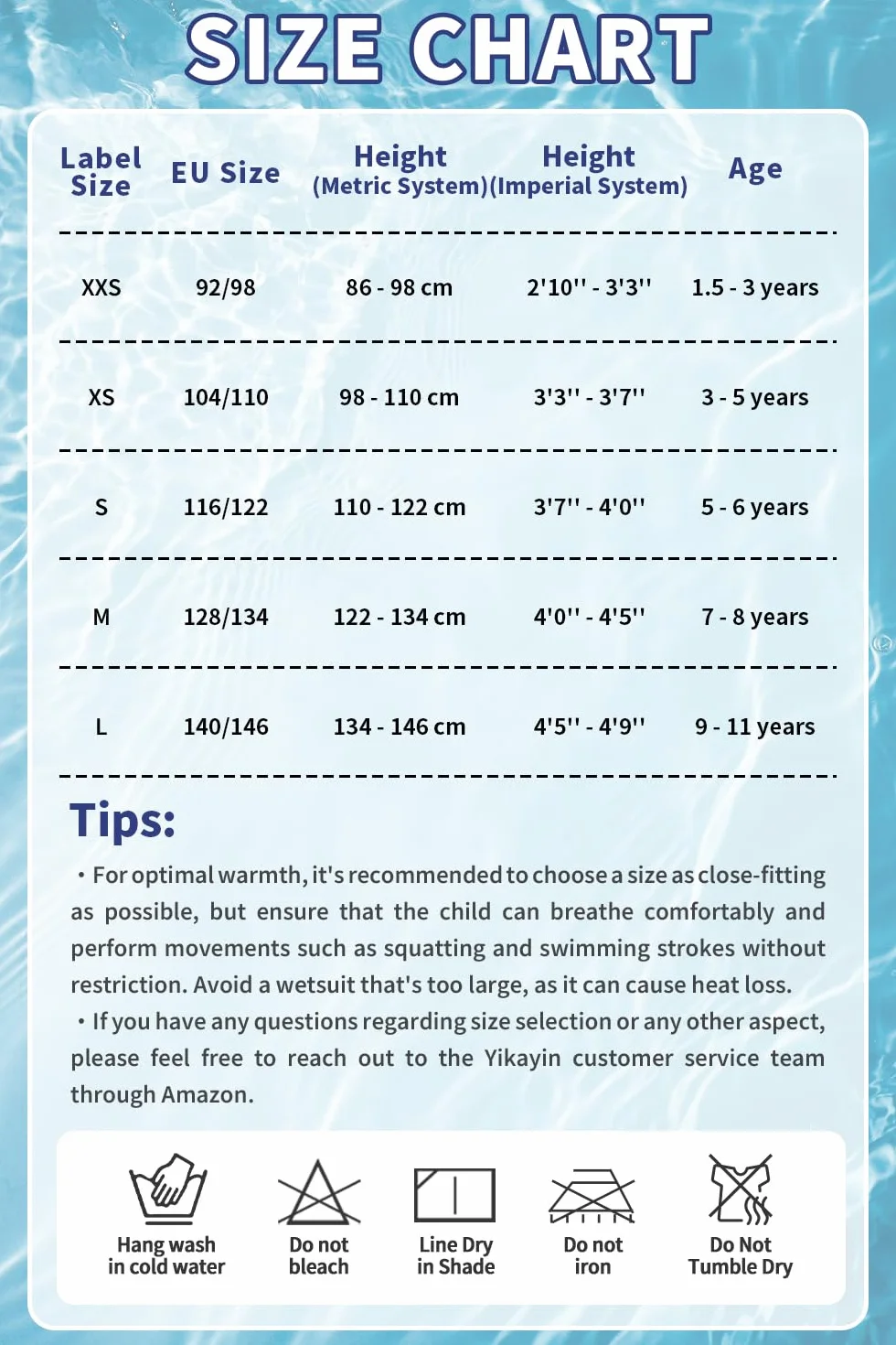 Muta Corta per Bambini, Muta di 2 mm in Neoprene Premium per Ragazzi e Ragazze, Costume Termico con Cerniera Frontale per Lezioni di Nuoto Surf Snorkeling Immersioni SUP
