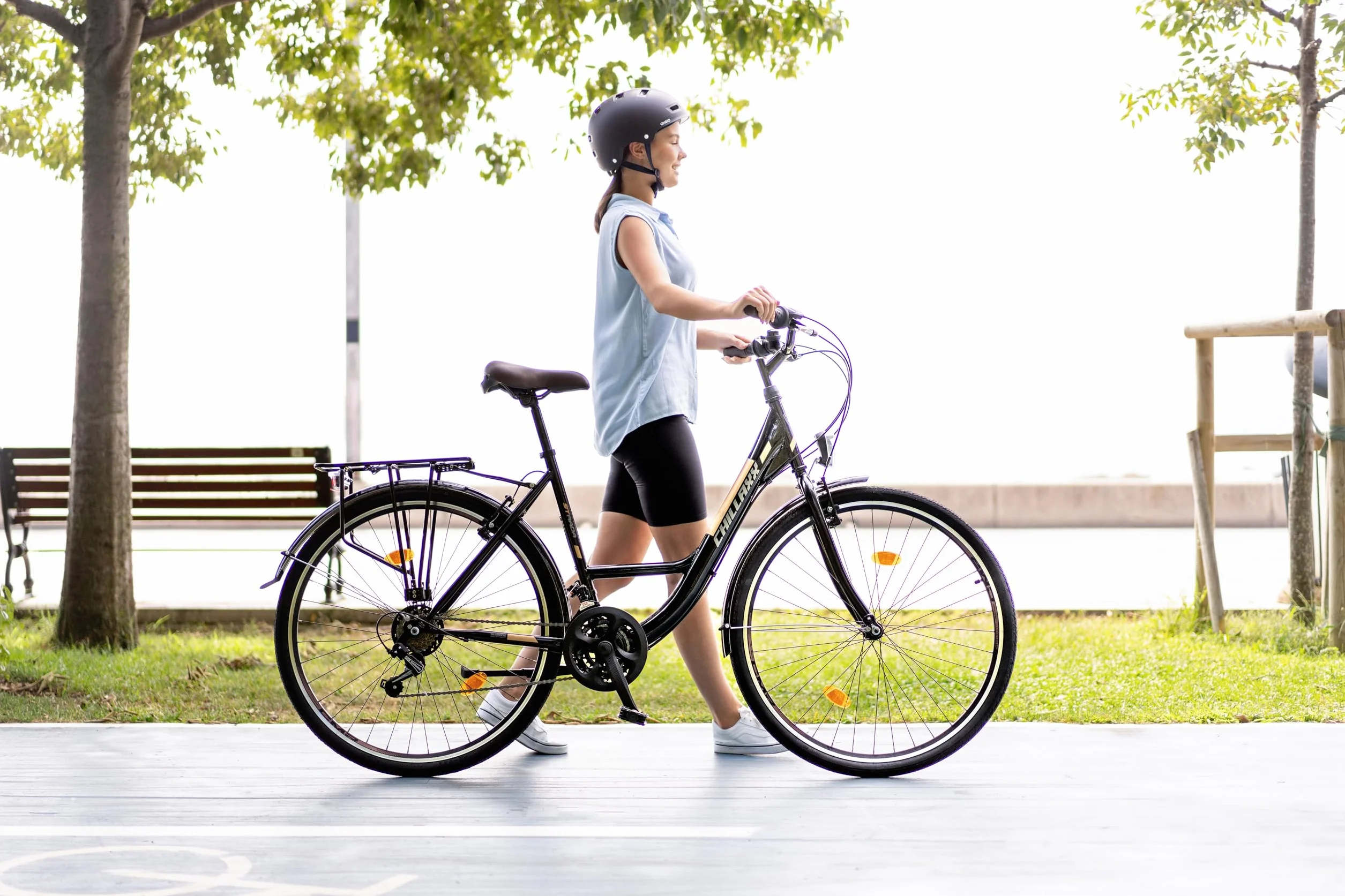 Chillaxx Bike Strada Premium City Bike da 26 e 28 pollici, bicicletta per ragazze, ragazzi, uomini e donne, cambio a 21 marce, bicicletta olandese