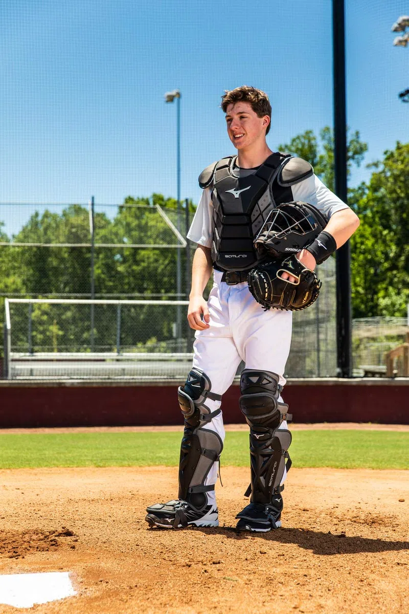 Mizuno Mizuno Samurai Adult Baseball Boxed Catcher's Gear Set - Set di scatole Catchers Uomo