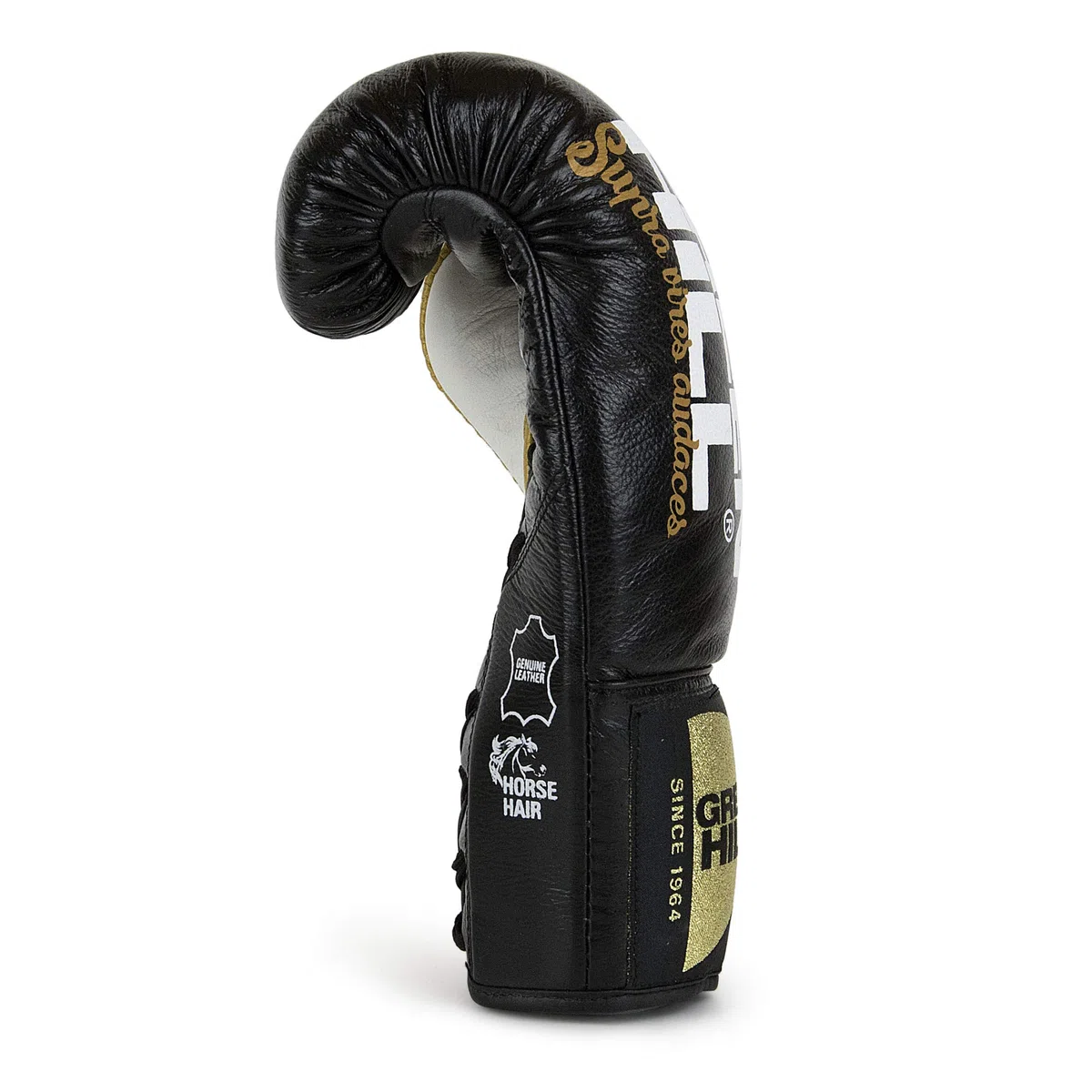 GUANTI DA BOXE PROFESSIONISTI ARES GREEN HILL GUANTONI CRINE LACCI PELLE