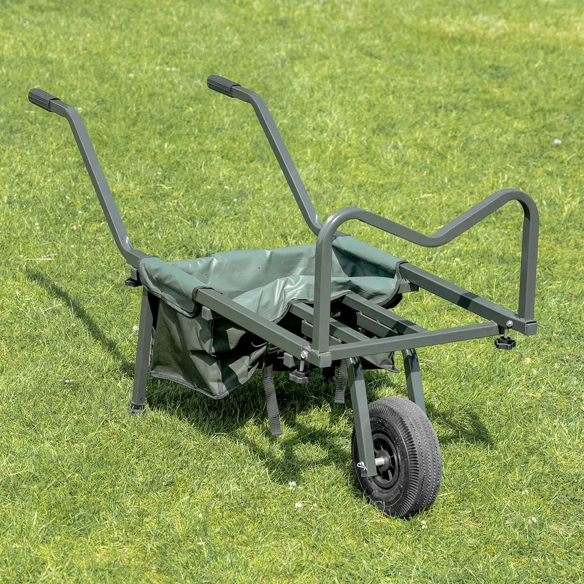 Atlas Carrello per Pesca - Porta Accessori da Pesca | Trolley Pesca per Attrezzatura | Trolley Pieghevoli con Ruota
