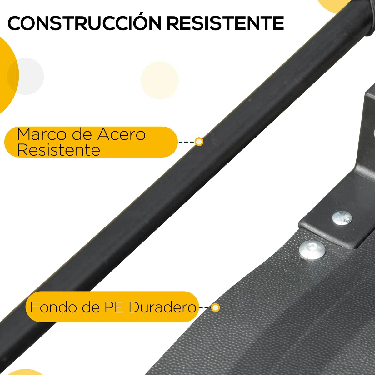 HOMCOM Rimorchio carico bicicletta, carrello rimovibile 2 ruote riflettenti, bandiera telaio ammortizzatore, 70 l, 40 kg, 125 x 64 x 53,5 cm, nero