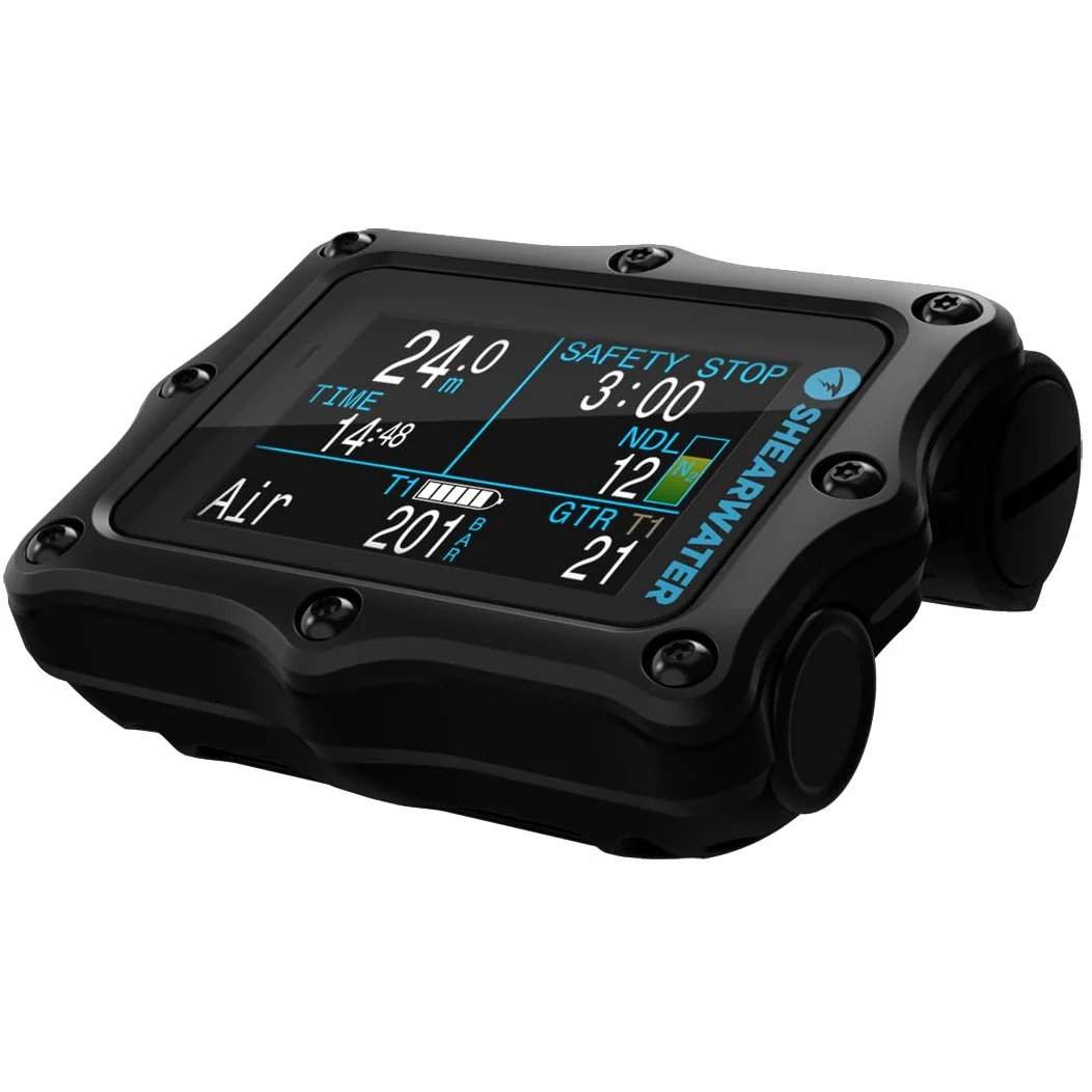 Shearwater Perdix 2 Ti Dive Computer Nero Titanio