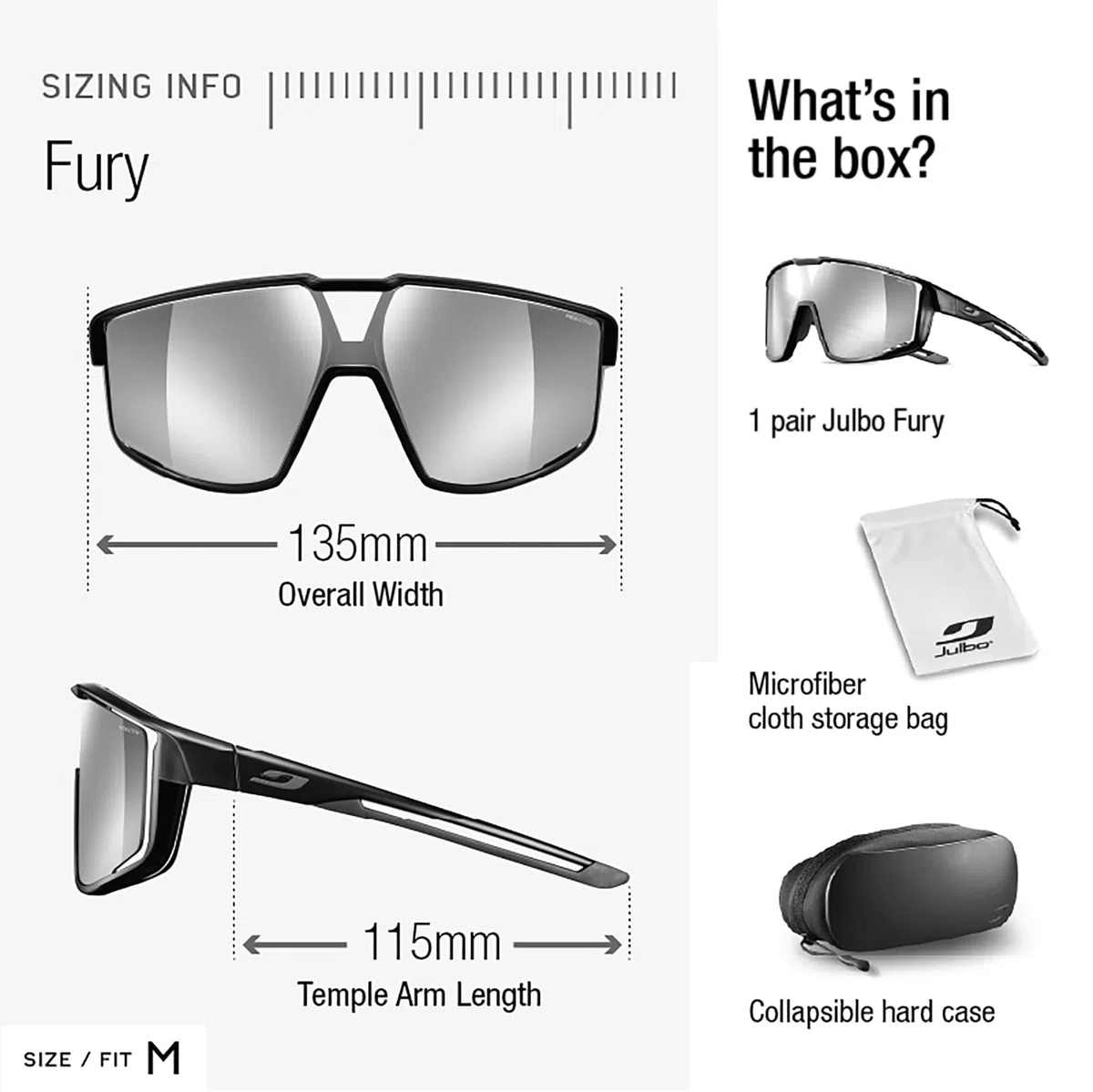 Julbo FURY Occhiali da sole Ciclismo Adulto misto