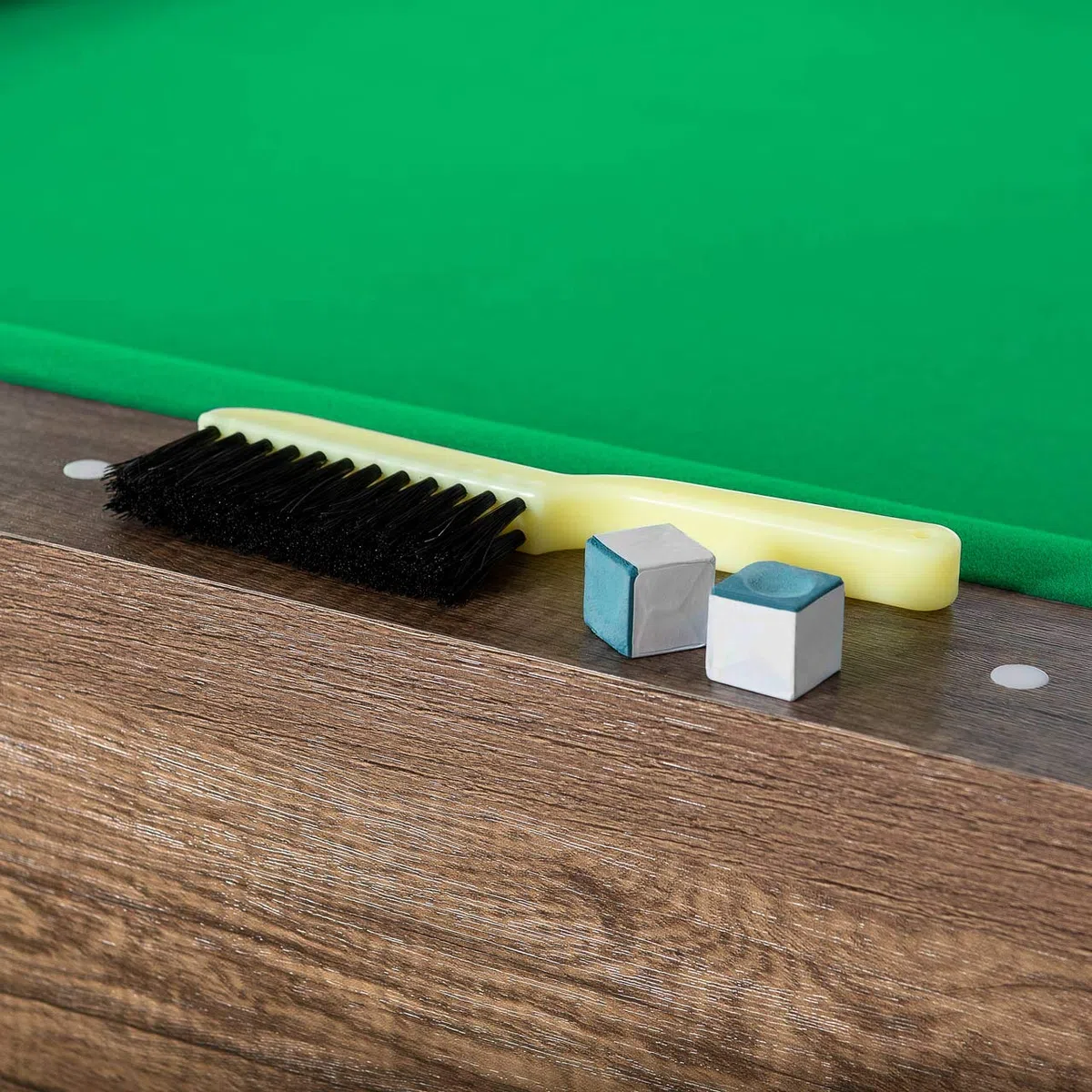 Pinpoint Tavolo Biliardo Professionale Con Palle, Gessetti, Triangolo E Spazzola | Set Completo | Snooker Accessori Per Pub