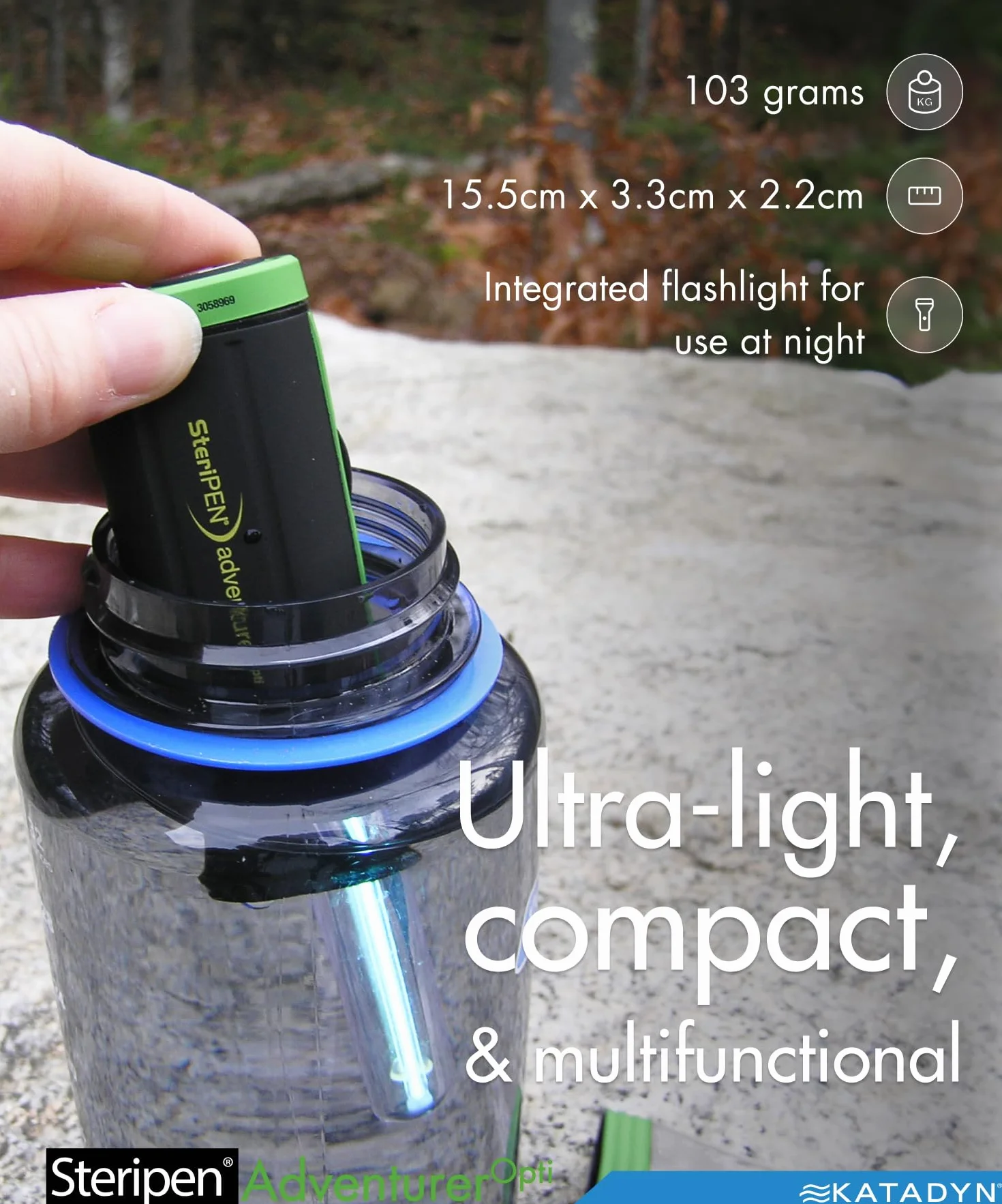 SteriPEN Adventurer Opti portatile purificatore d' acqua UV