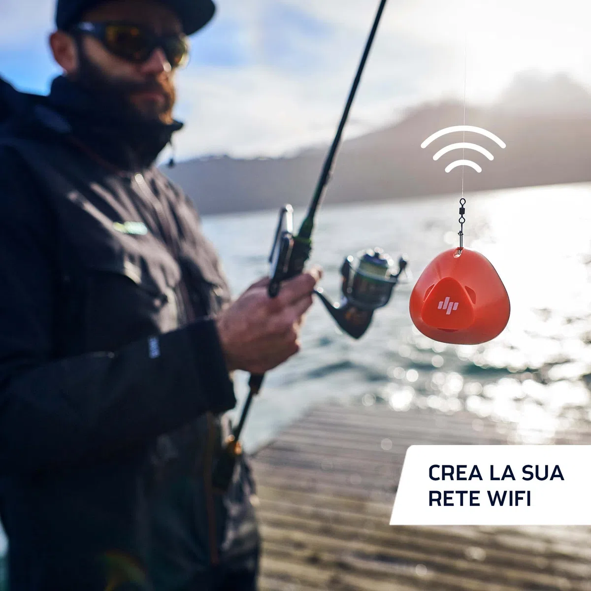 Deeper START Smart Fish Finder – Ecoscandaglio da Pesca Portatile, Ideale per Pesca Sportiva da Scogli, Riva o Spiaggia, Cerca Pesci da Lancio, Trova Pesci,Con App GRATUITA compatibile con Smartphone