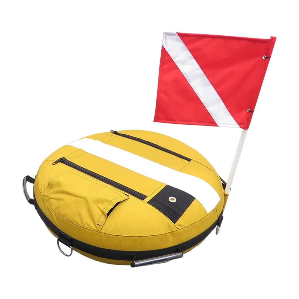 Freediving Segnalazione Gonfiabile Subacquea Equipaggiamento Galleggiante con Camera d'Aria Interna Materiale Nylon TPU Adatta a