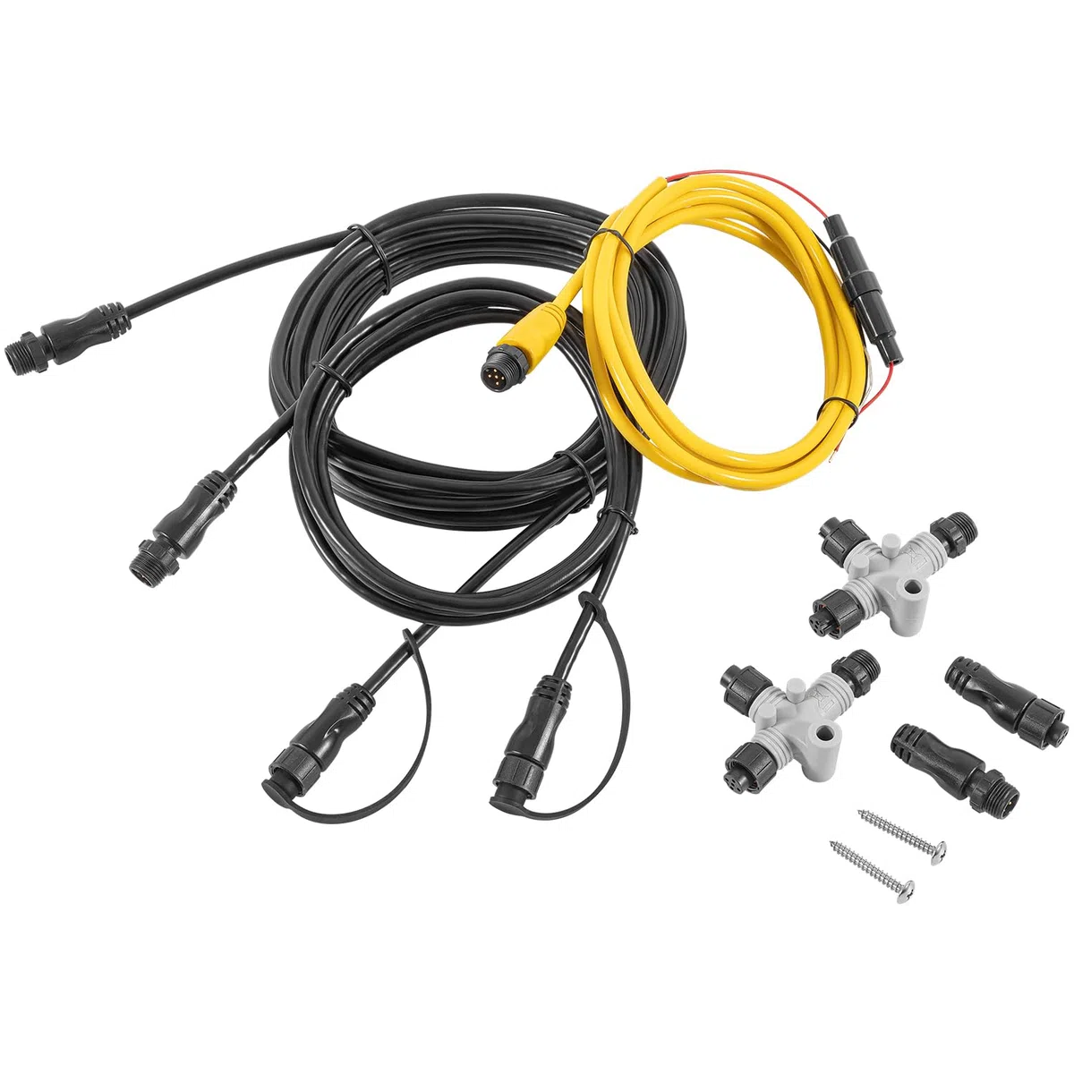 010-11442-00 NMEA 2000 Starter Kit per Garmin ECHOMAP Chirp, ECHOMAP Plus, cavo di alimentazione NMEA 2000, cavo backbone con connettore a T e terminatore maschio femmina