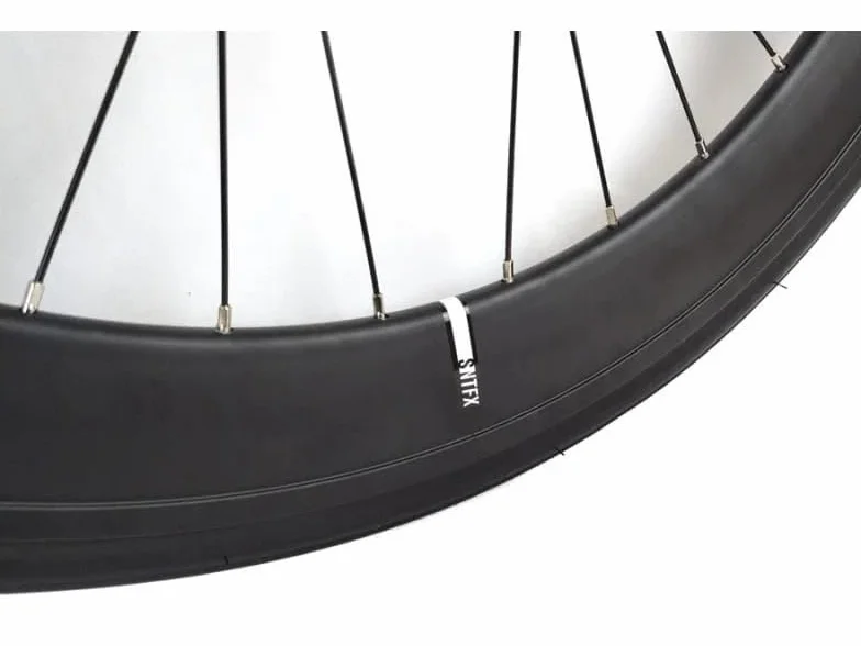 Set di ruote Santafixie 700C 60 mm, single-speed, mozzo Flip-Flop, alluminio, pneumatici 700 x 25C antiforatura + camere d'aria