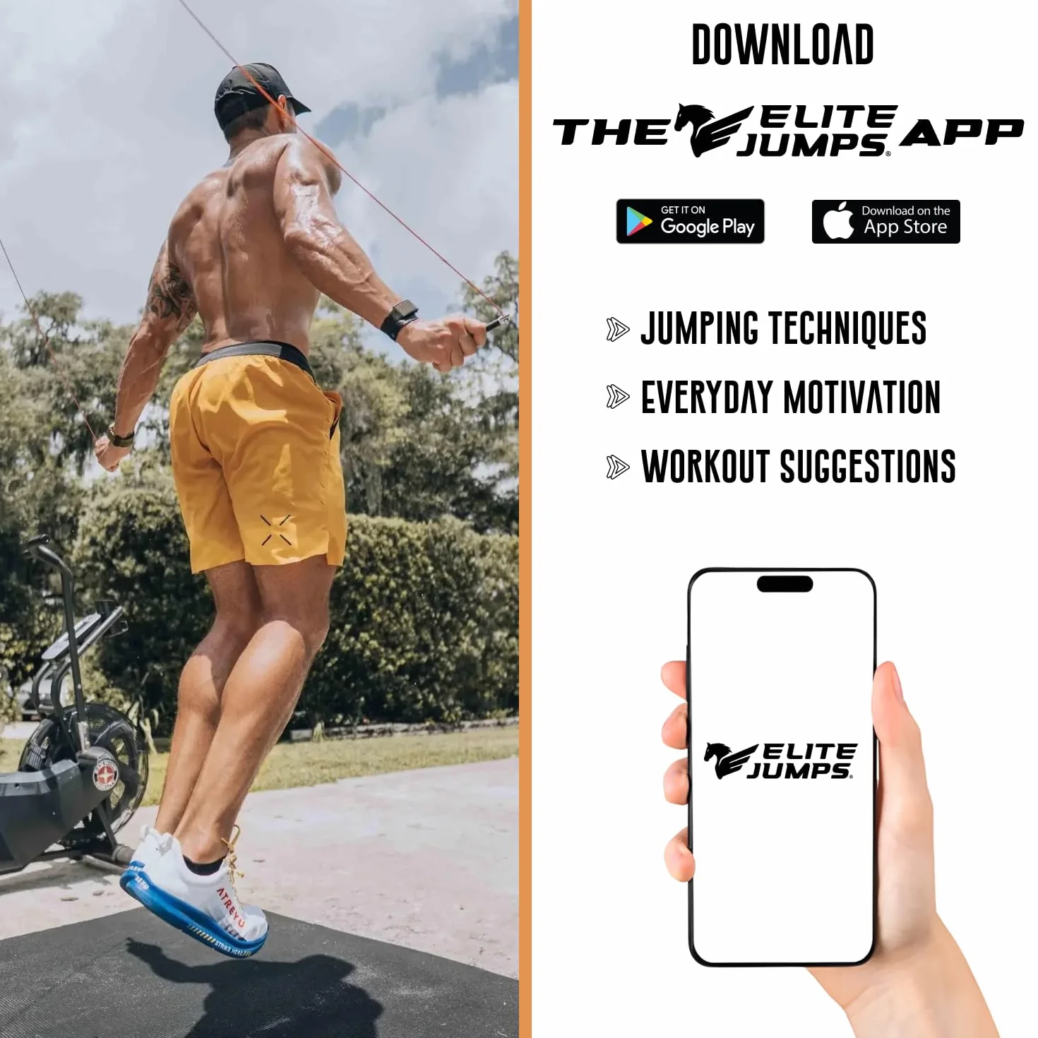 Elite Jumps Corda per saltare per Muay Thai 3.0, progettata professionalmente per allenamenti ad alta intensità