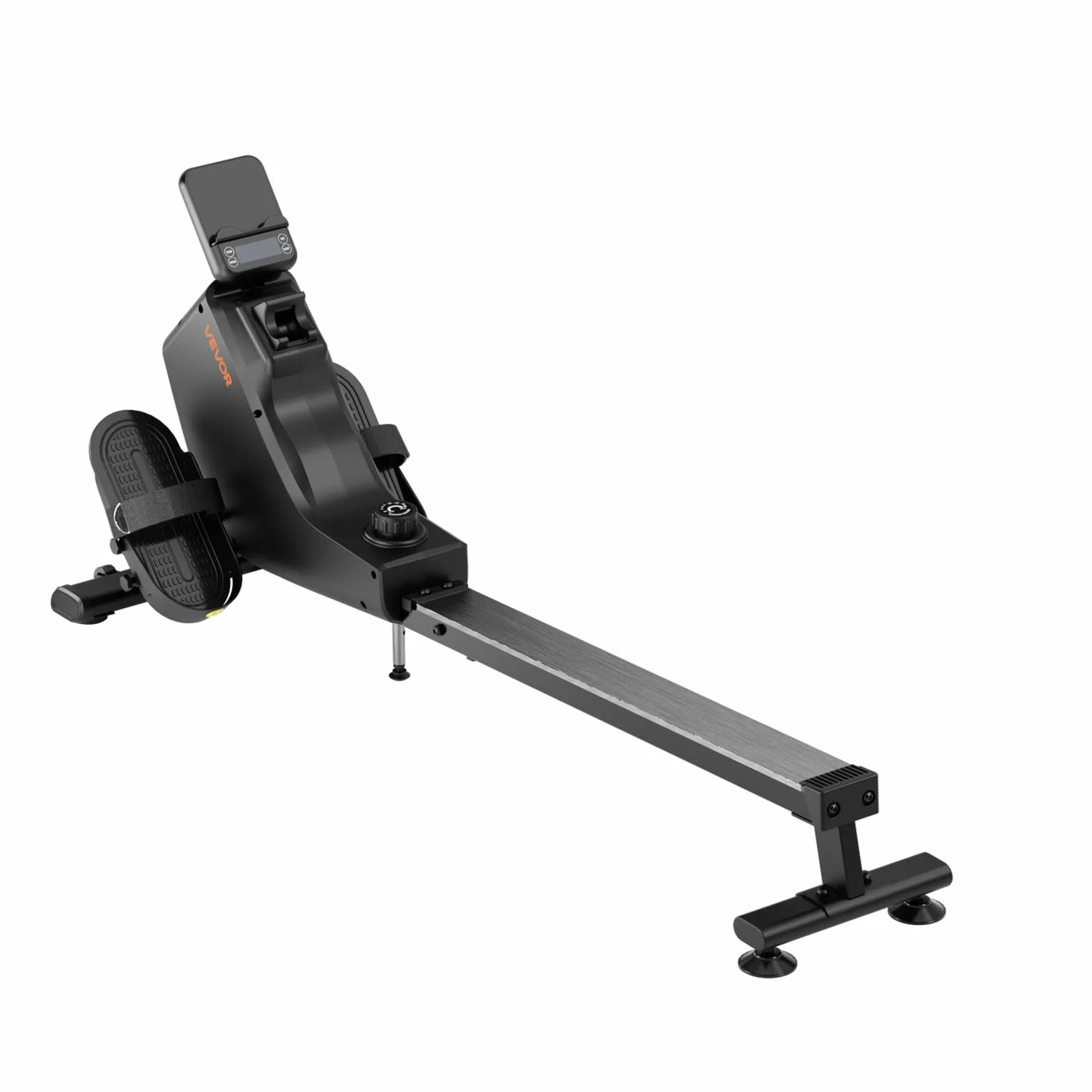 VEVOR Vogatore Magnetico, Resistenza Silenziosa Regolabile a 16 Livelli, Vogatore Pieghevole per la Casa, Capacità 158 kg, Vogatori Allenamento Aerobico con APP Bluetooth e Monitor LCD