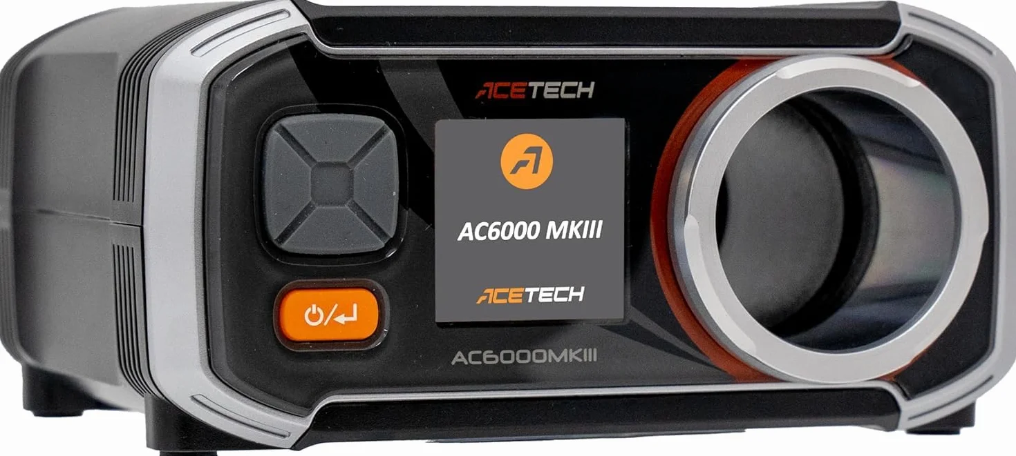 ACETECH Cronografo Airsoft Serie BBS Misuratore di Velocità di Sparo Chrono per Gamer (AC6000 MKIII (Standard))