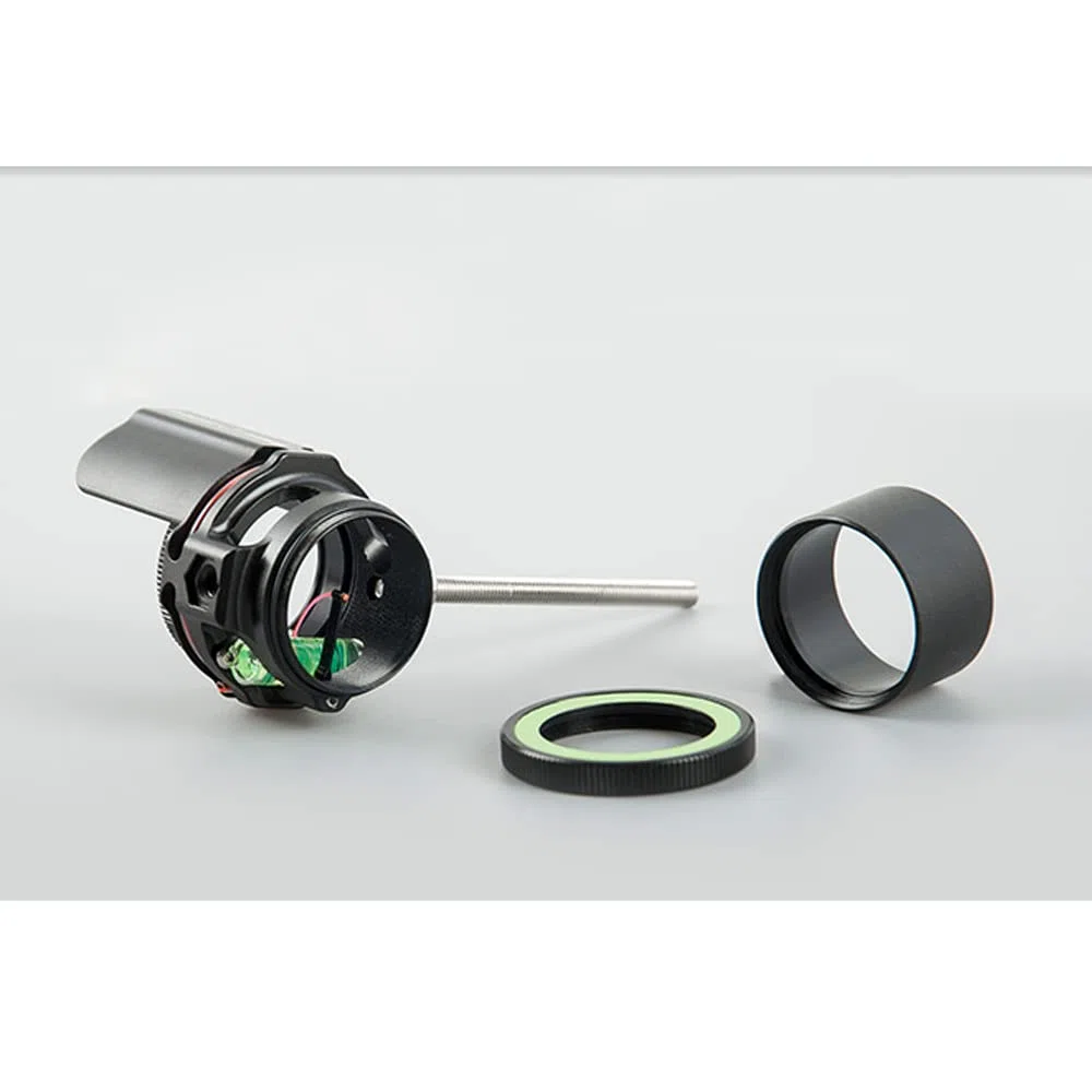 Vista di Arco Composto Sight Pin Mirino per Arco Compound Bow Sight Scope con 2X 4X 6X 8X Lente per Arco e Frecce di Tiro con l'arco