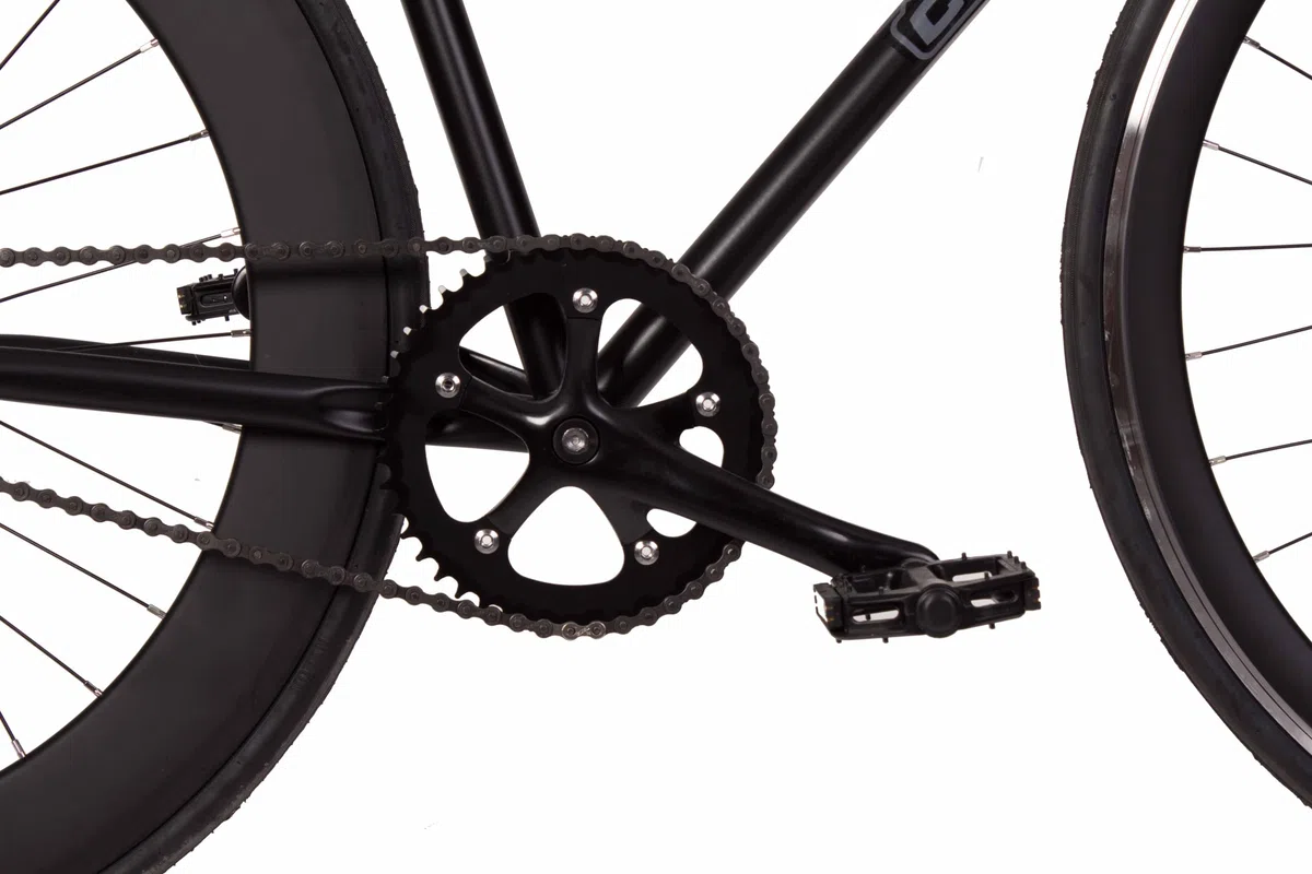 Bicicletta Fixie Kamikaze Bullhorn Single Speed Nero
