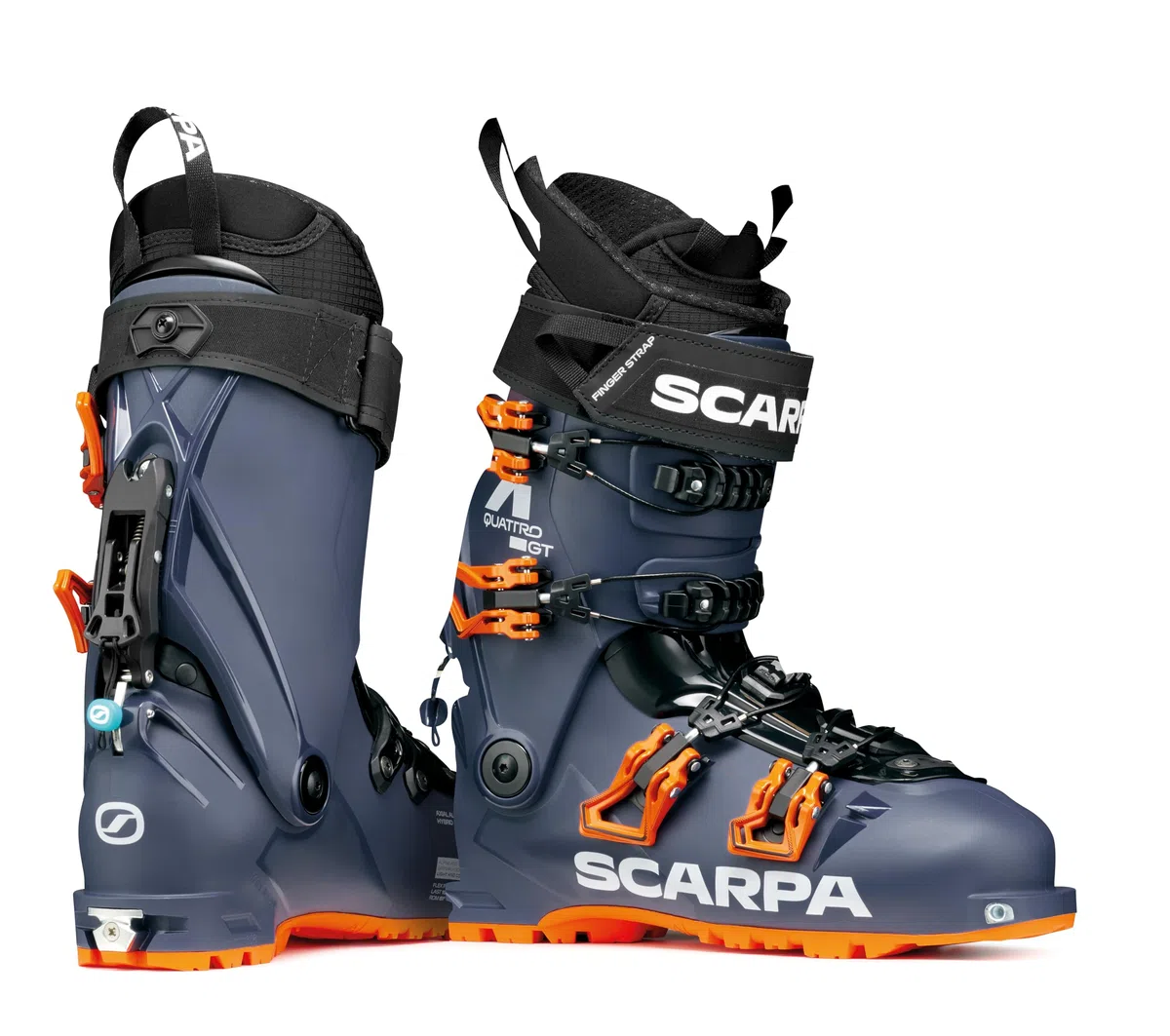 SCARPA 4-Quattro GT 110 Flex Freeride Alpine Touring Hybrid Scarponi da sci con GripWalk per sci alpinistico e downhill