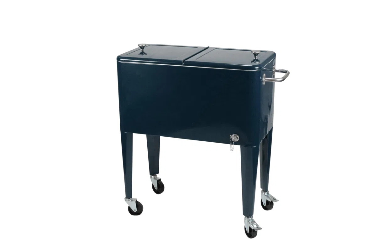 Kailua Cooler - Frigorifero per bevande - scatola di raffreddamento - Box Frigo - Frigo Portatile - Carrello Portabevande - Carrello Mobile Bar - refrigerator